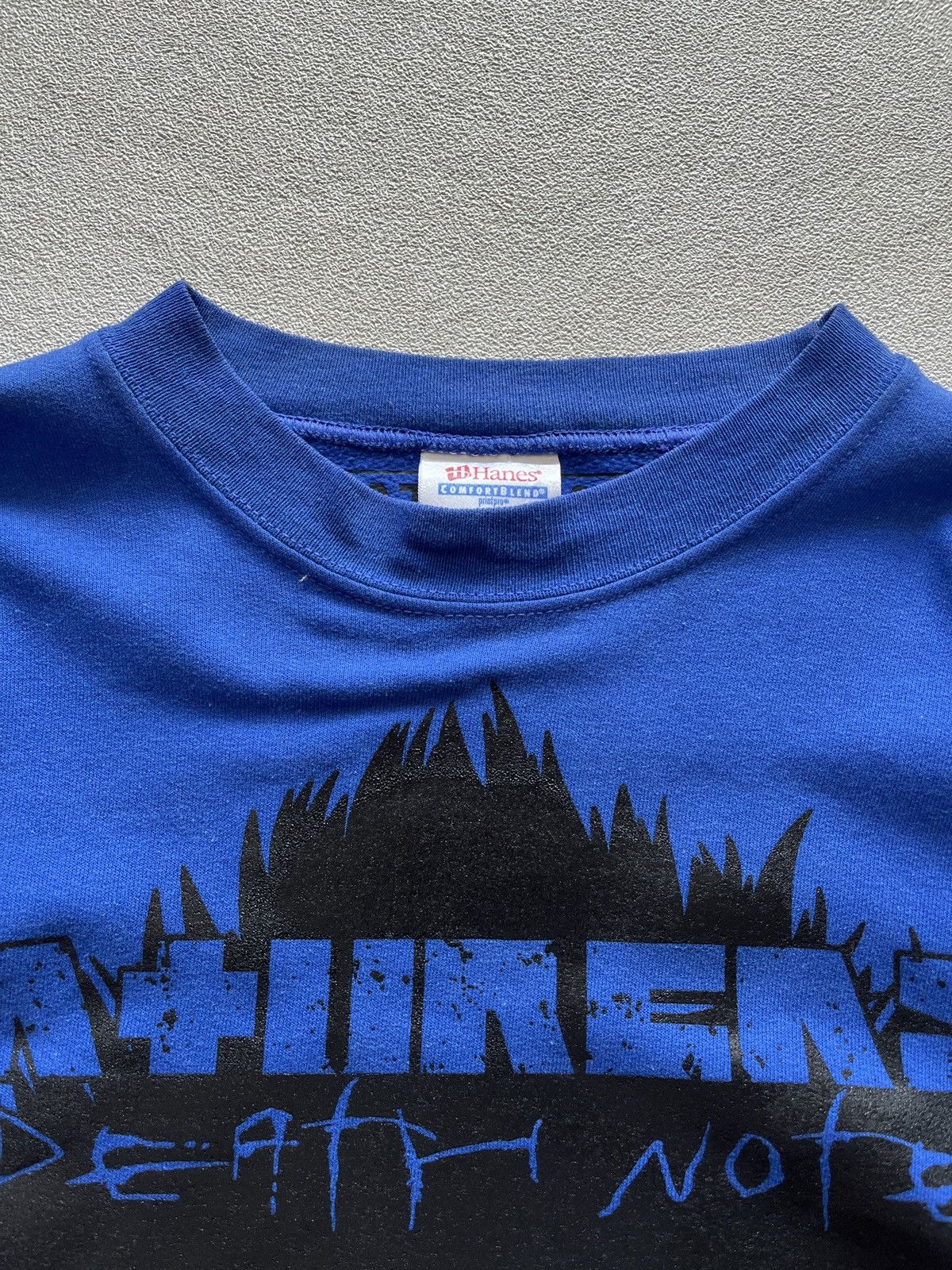 Hanes 90s Hanes - Death Note Fan Made by Satureast Sweatshirt Size US XL / EU 56 / 4 - 4 Thumbnail
