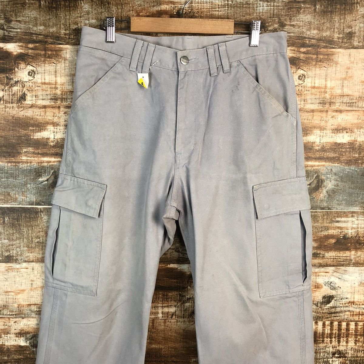 Carhartt DL Carhatt Grey Cargo Multipocket Pants #C109 Size US 32 / EU 48 - 5 Thumbnail