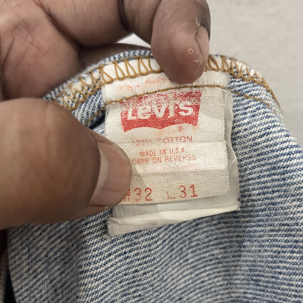 Levi's Vintage 90s Levis Denim Jeans Size US 30 / EU 46 - 6 Thumbnail