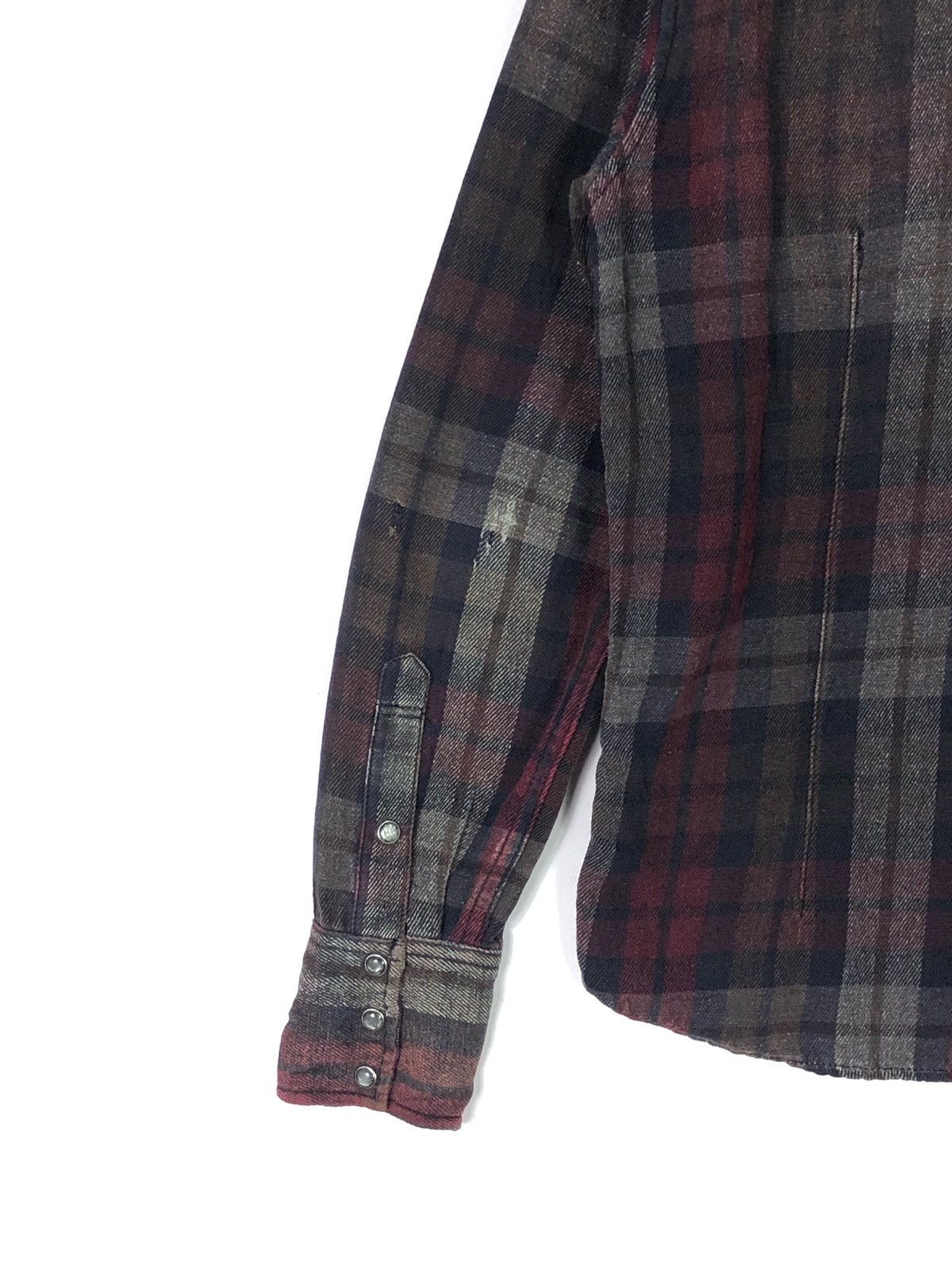 PPFM RARE🔥PPFM WESTERN PUNK CARGO BUTTON FLANNEL SHIRT JACKET Size US M / EU 48-50 / 2 - 9 Thumbnail