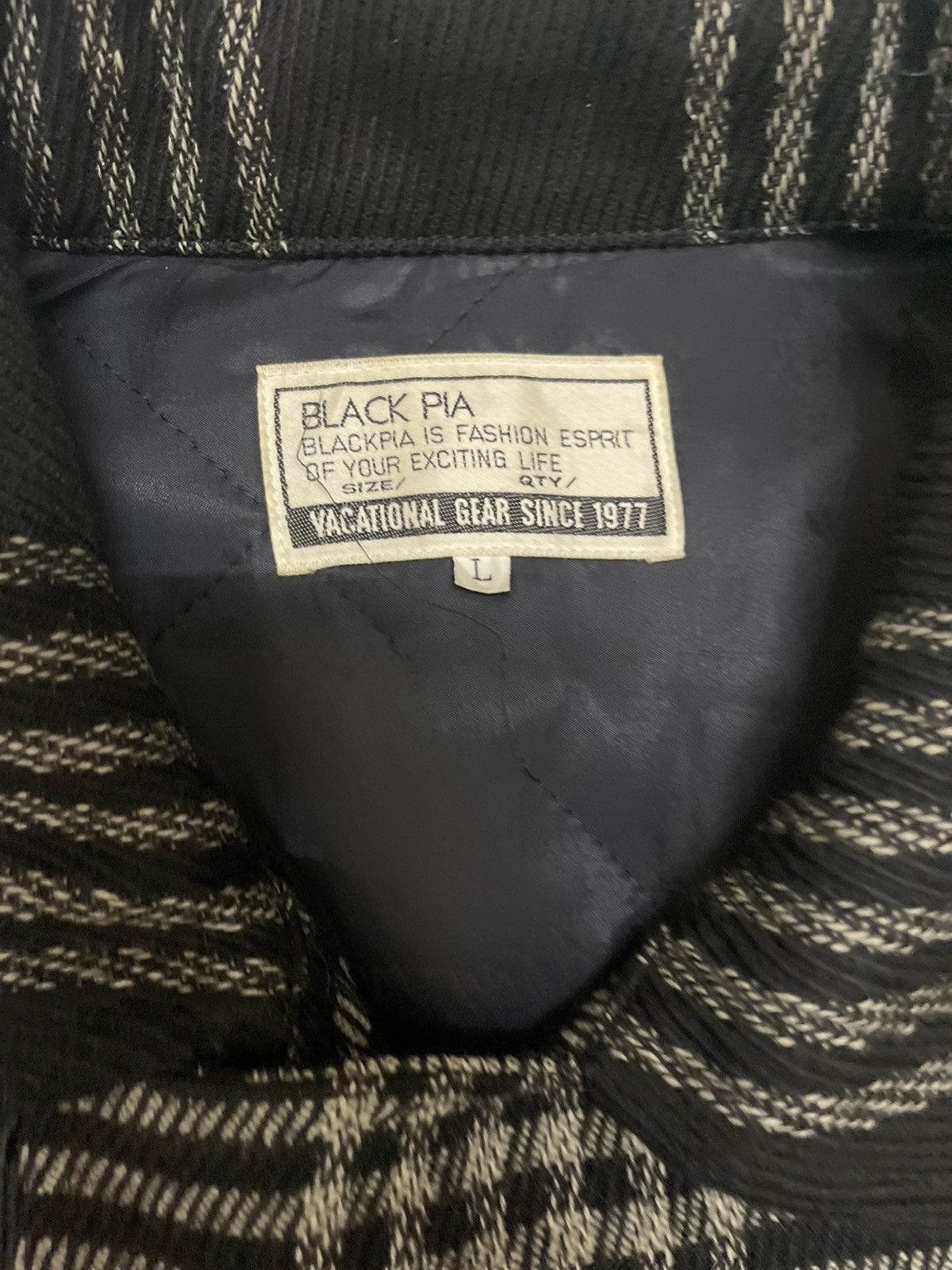 Issey Miyake Black Pia Wool Check Jacket Japan Made,Issey Miyake Inspired Size US L / EU 52-54 / 3 - 3 Thumbnail