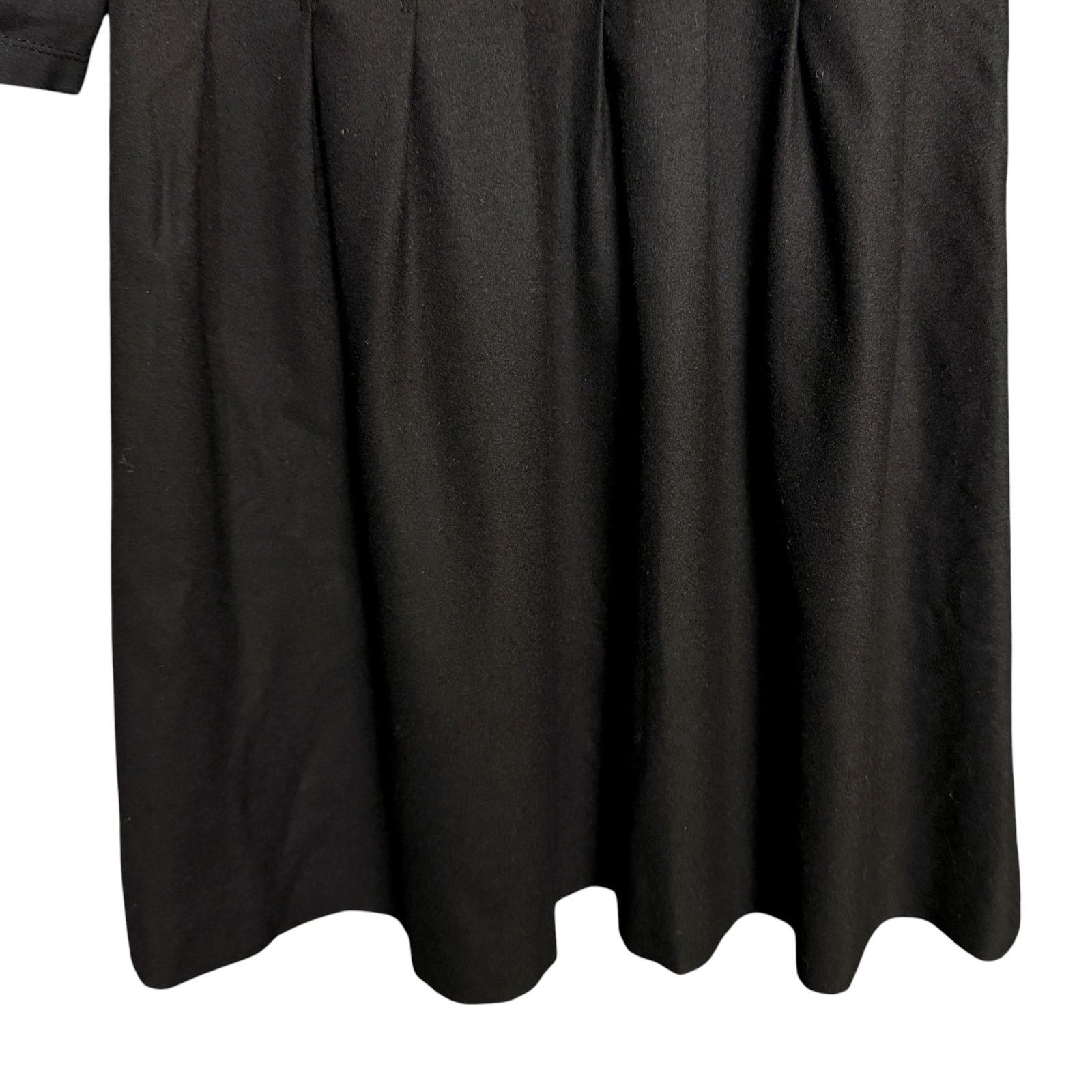 Theory Theory Dress Women's 2 Black Wool Blend Knit L/S Scoop Neck Size XS / US 0-2 / IT 36-38 - 6 Thumbnail