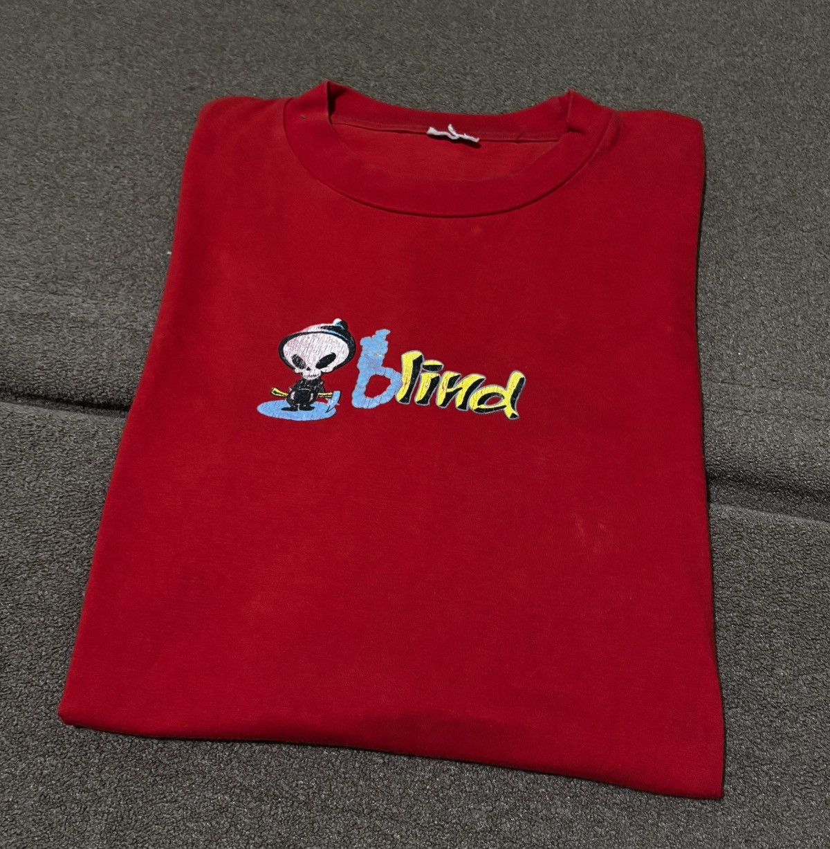 Blind Skateboards Vintage 90s Blind Skateboard Shirt Santa cruz hookups Size US XL / EU 56 / 4 - 1 Thumbnail