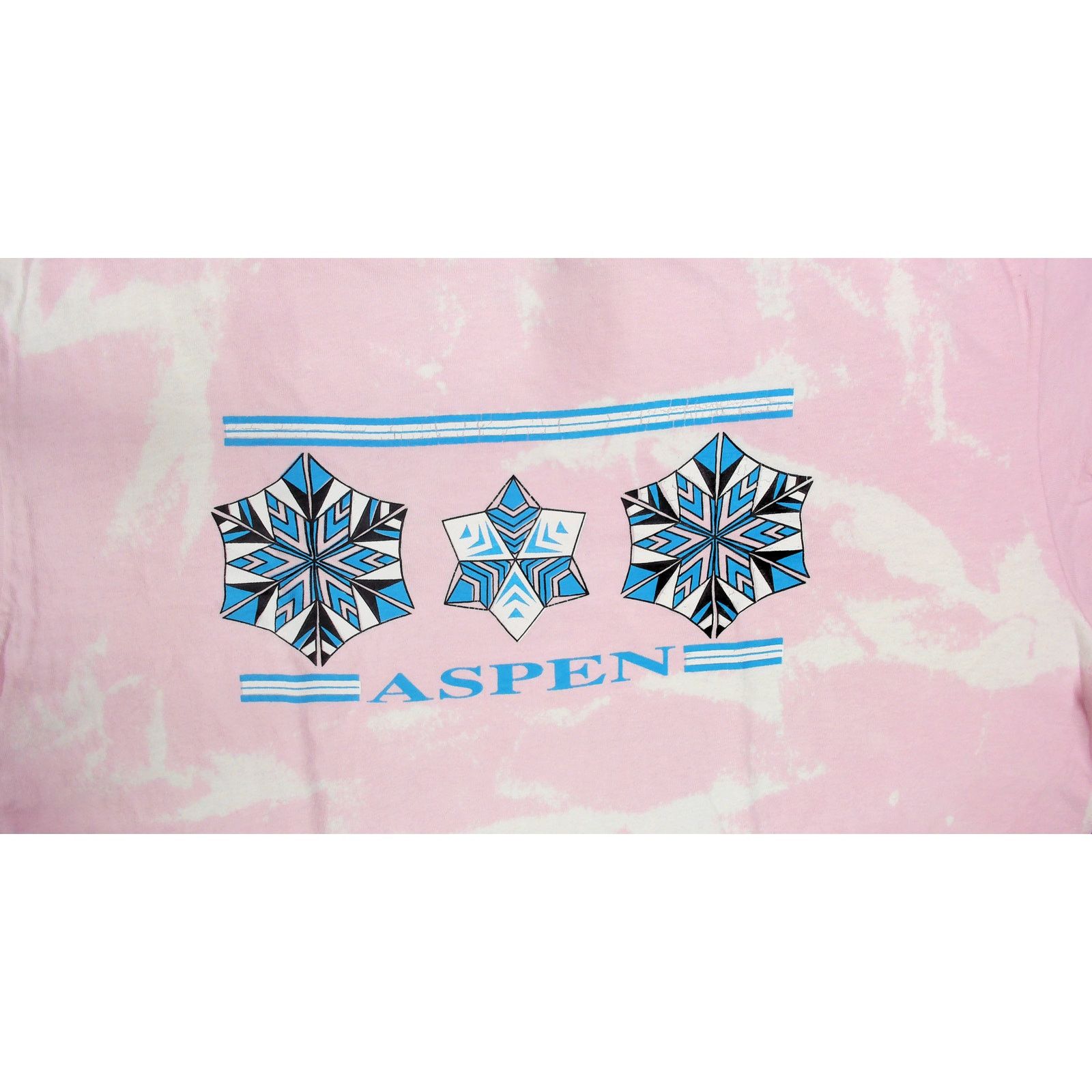 Hanes 80s Hanes Blue Bar Aspen Bleach Tie Dye Single Stitch Tee Size US L / EU 52-54 / 3 - 7 Thumbnail