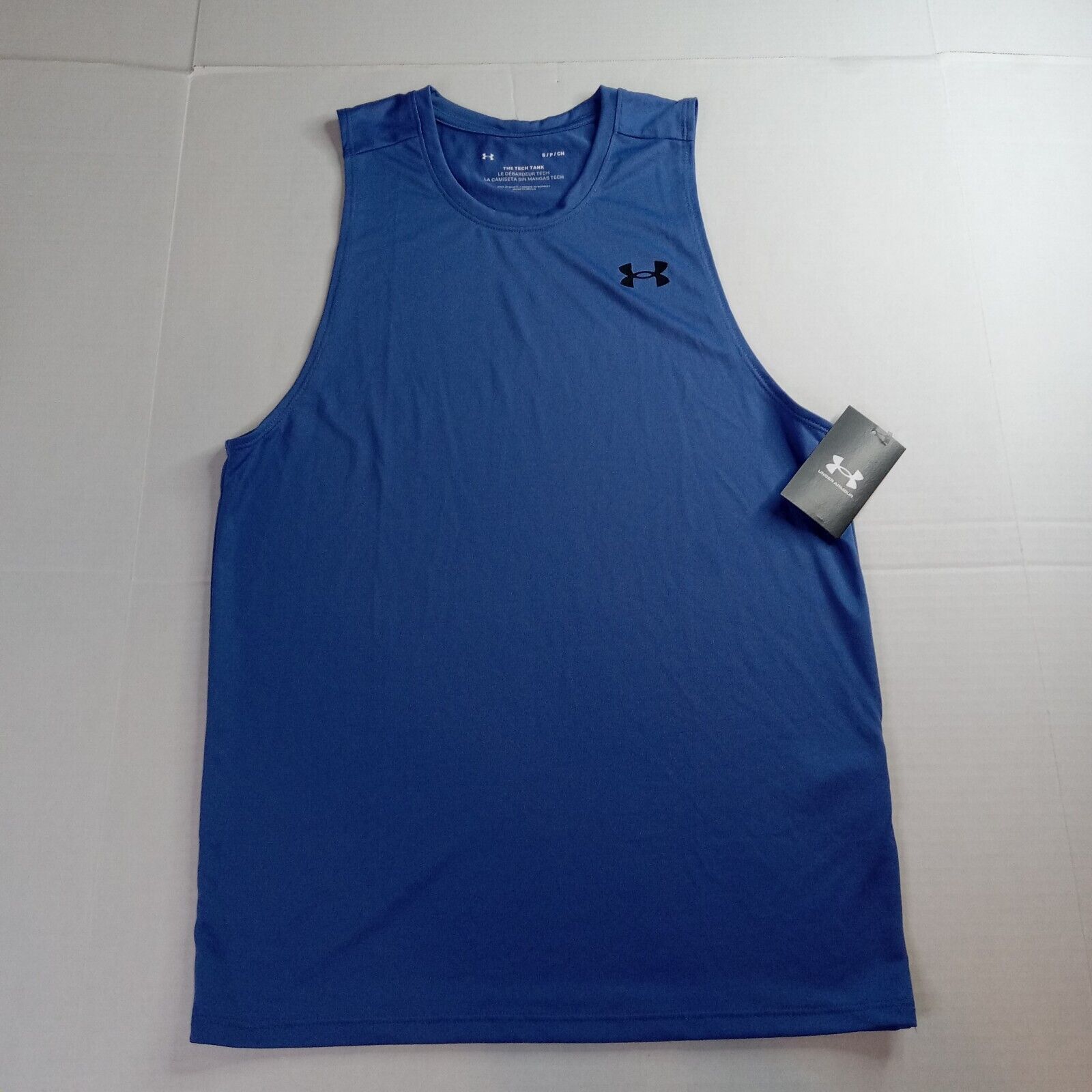 Under Armour Under Armour Fitted Tech Tank Top Men's S Small Blue 1382795 Size US S / EU 44-46 / 1 - 1 Thumbnail