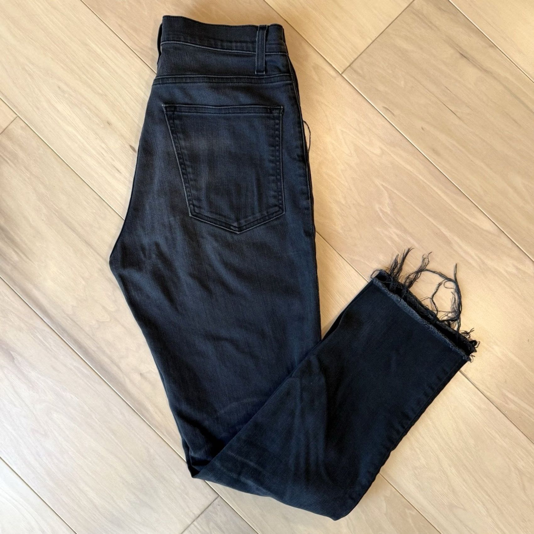 Imogene + Willie Imogene and Willie Elizabeth Jeans Women's 27 Black Denim 5-Pocket Zip Classic Fit Size 27" / US 4 / IT 40 - 2 Thumbnail