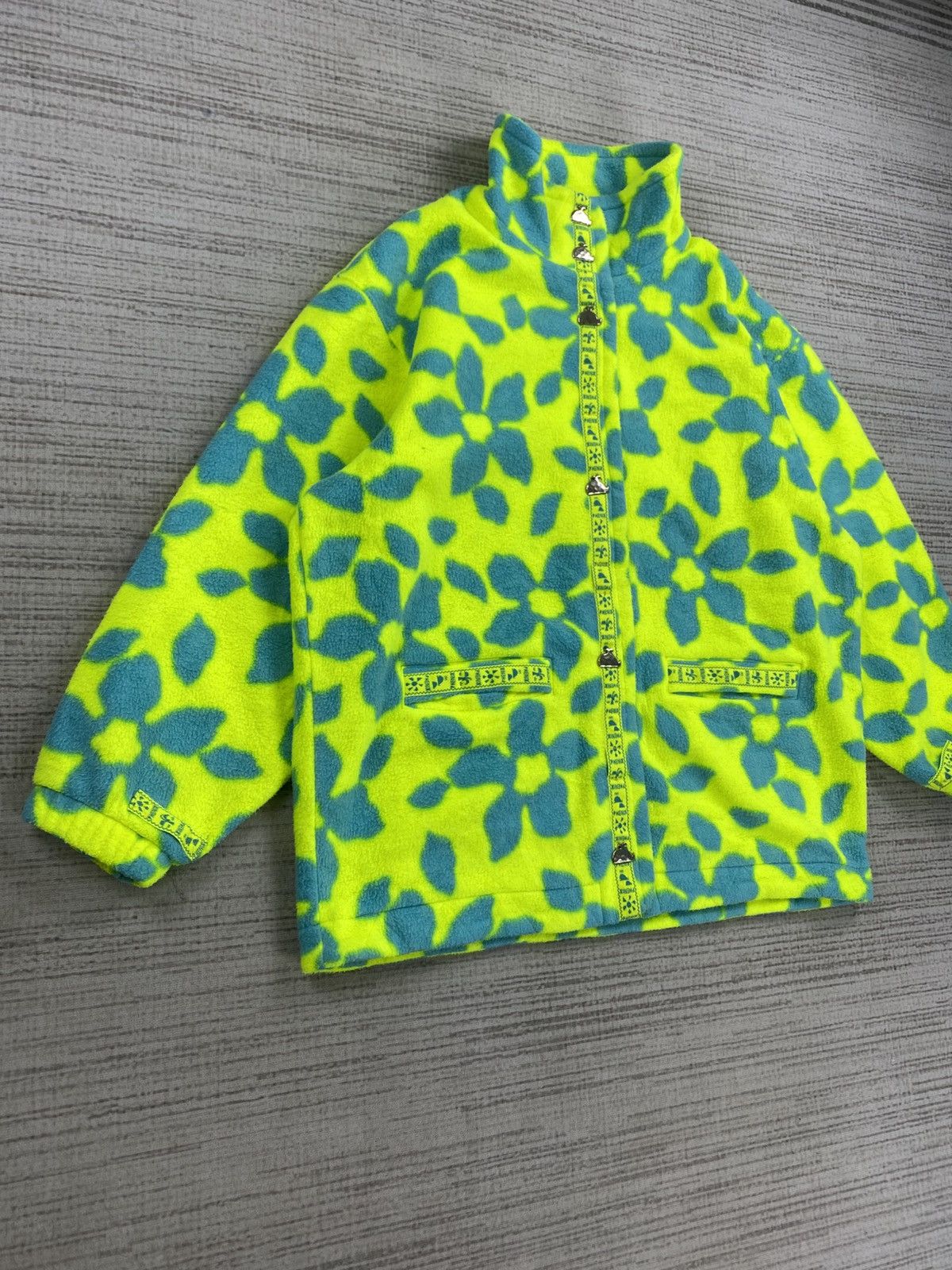 Vintage Phenix Rare Abstract Flower Winter Season Jacket
