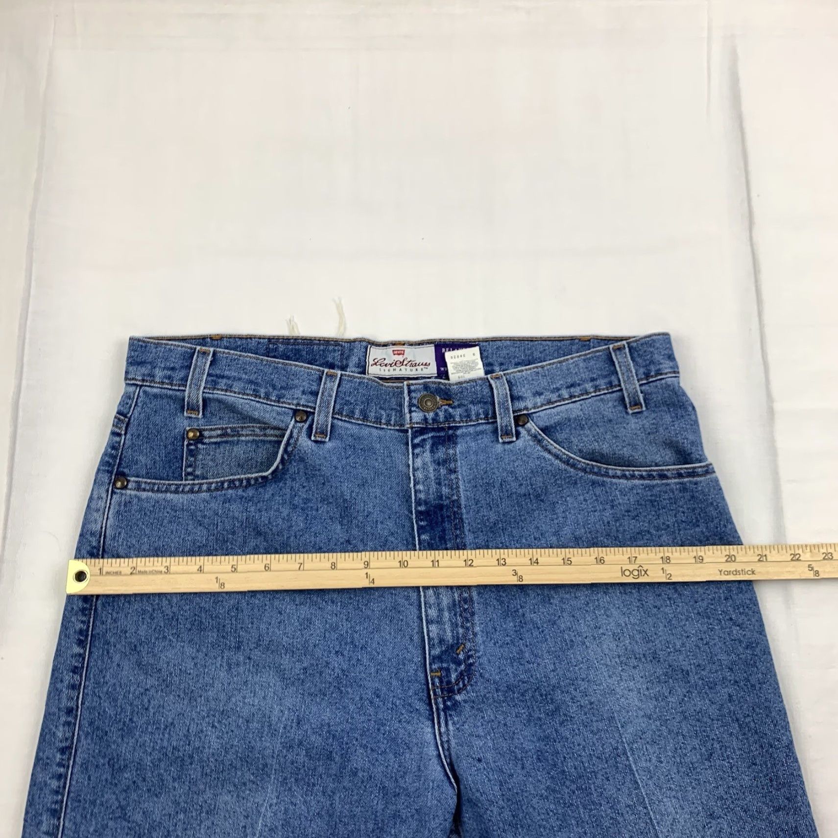 Levi's VINTAGE Levi's 540 Jeans Men 36x30 Blue Relaxed Denim Grunge Faded Brown Tab Y2K Straight 90s Mens Size US 36 / EU 52 - 7 Thumbnail