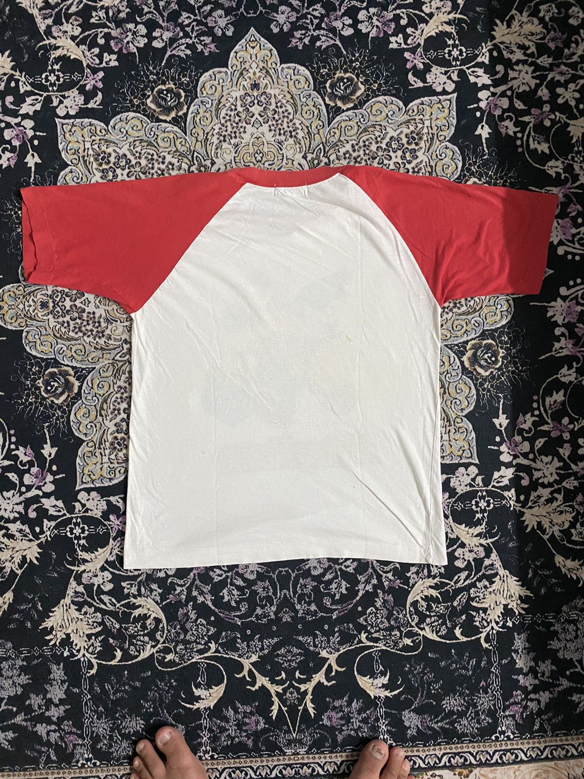 Disney 80S Tokyo Disneyland Mickey Mouse Raglan Made In Japan Size US S / EU 44-46 / 1 - 8 Thumbnail