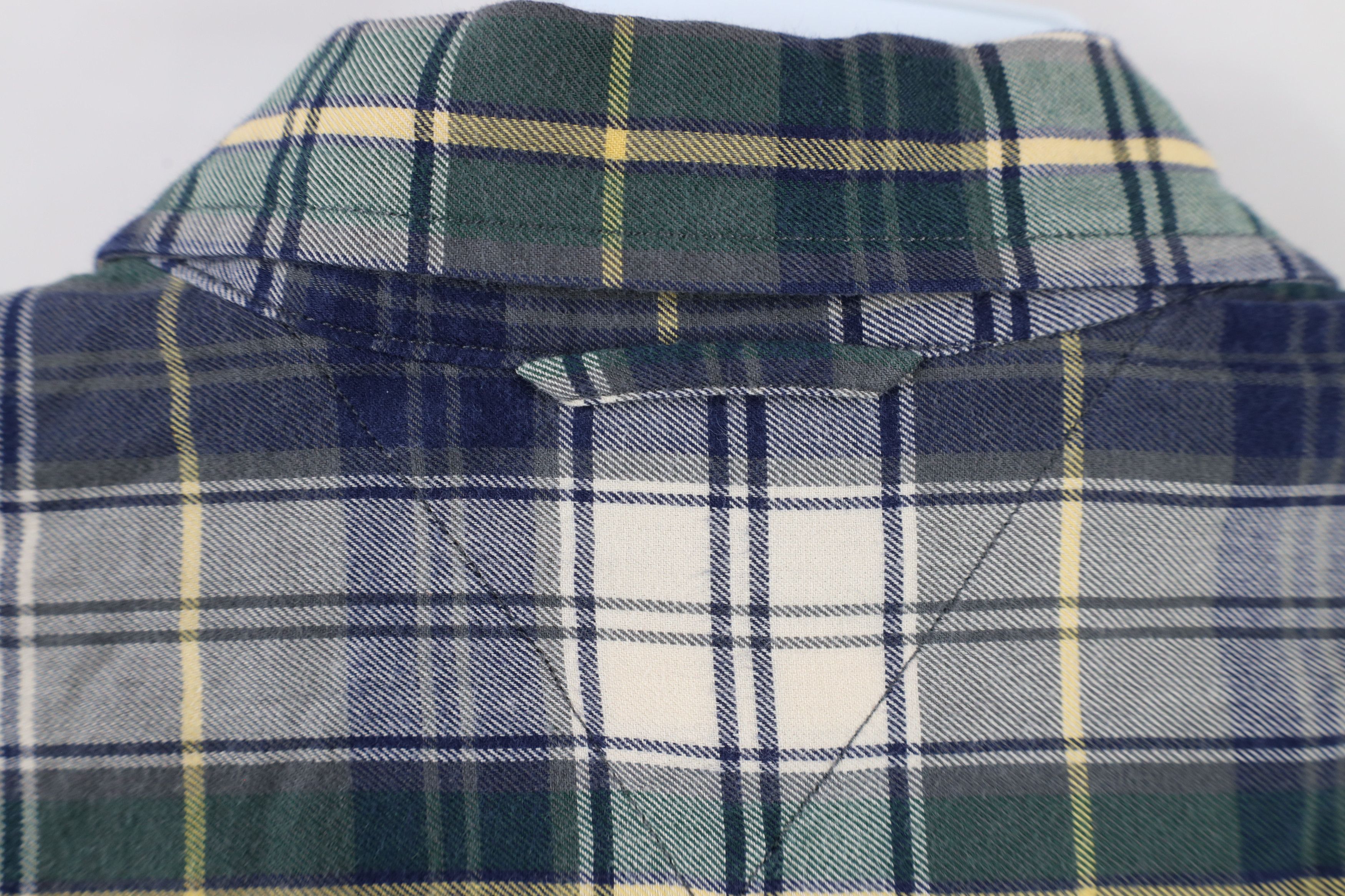 Tommy Hilfiger × Vintage Vintage 90s Tommy Hilfiger Collared Button Shirt Plaid Size US S / EU 44-46 / 1 - 9 Thumbnail