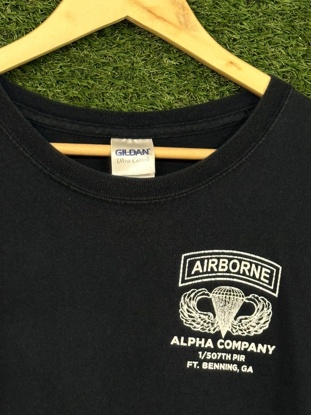 Vintage RARE Vintage Fort Benning Air Force Military Army T Shirt Size US XXL / EU 58 / 5 - 3 Thumbnail