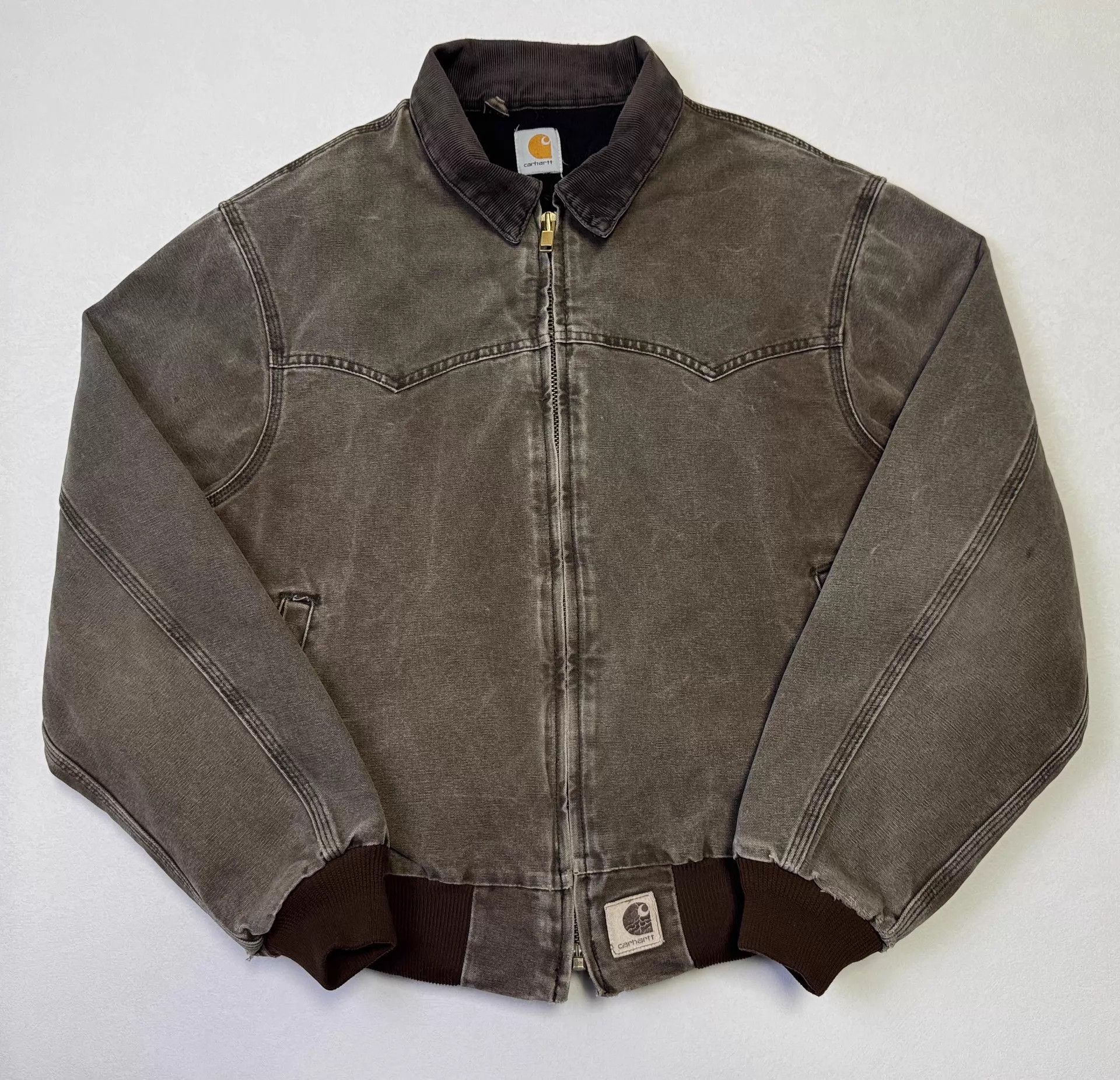 Carhartt Vintage Carhartt Main Line J14 Santa Fe Burgundy XL Jacket Size US XL / EU 56 / 4 - 2 Thumbnail
