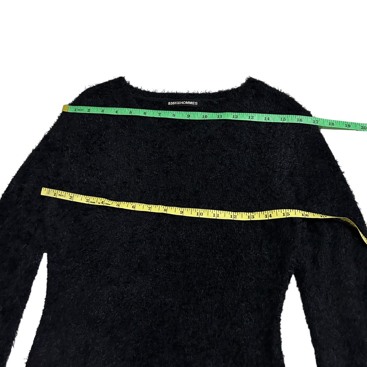 5351 POUR LES HOMMES × Japanese Brand 2000s 5351 Pour Les Hommes - Mohair Top Size US M / EU 48-50 / 2 - 8 Thumbnail