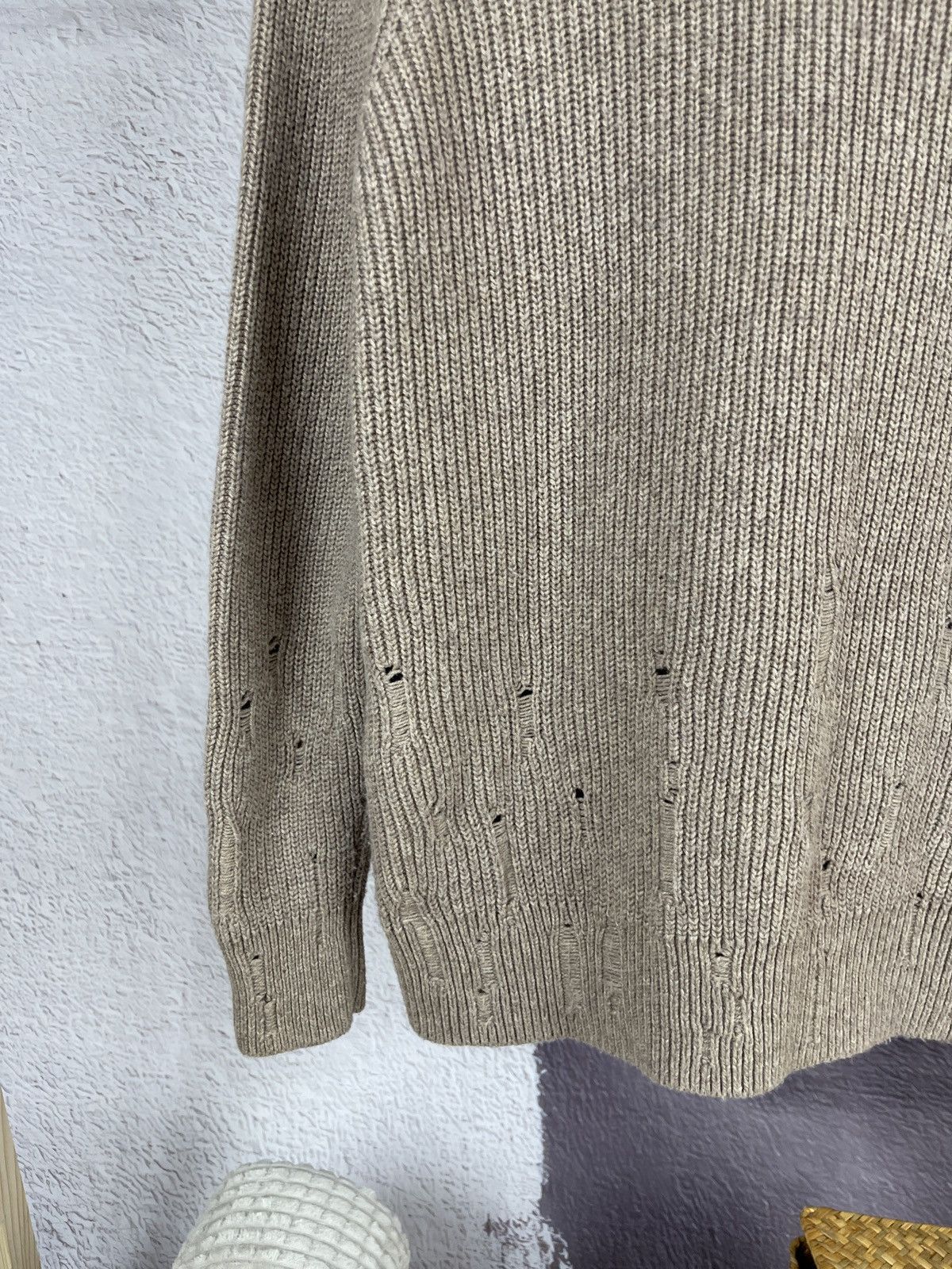Allsaints Allsaints Ivann Crew sweater distressed oversized fit knit Size US S / EU 44-46 / 1 - 4 Thumbnail
