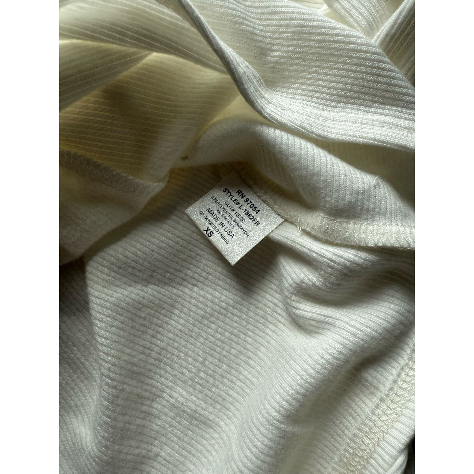 REVOLVE $108 new Lanston Revolve Teist Front Ribbed Crop - XS Size XS / US 0-2 / IT 36-38 - 7 Thumbnail