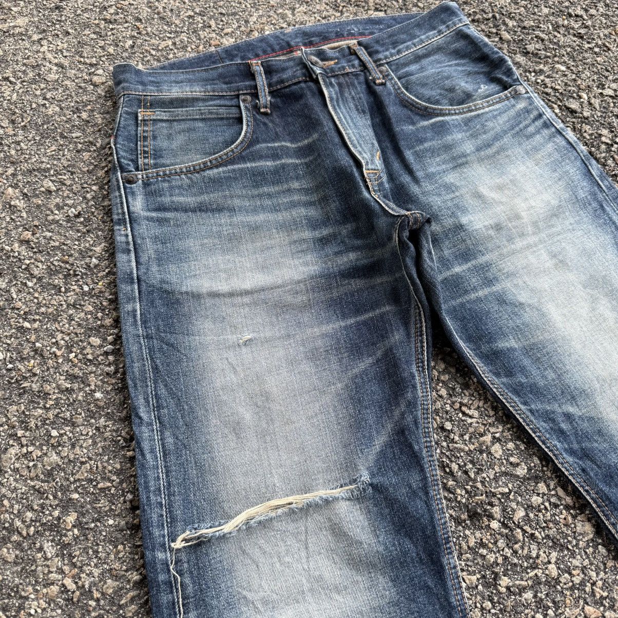 Edwin VINTAGE EDWIN MUD WASHER FADED JEAN DENIM PANTS Size US 35 - 4 Thumbnail