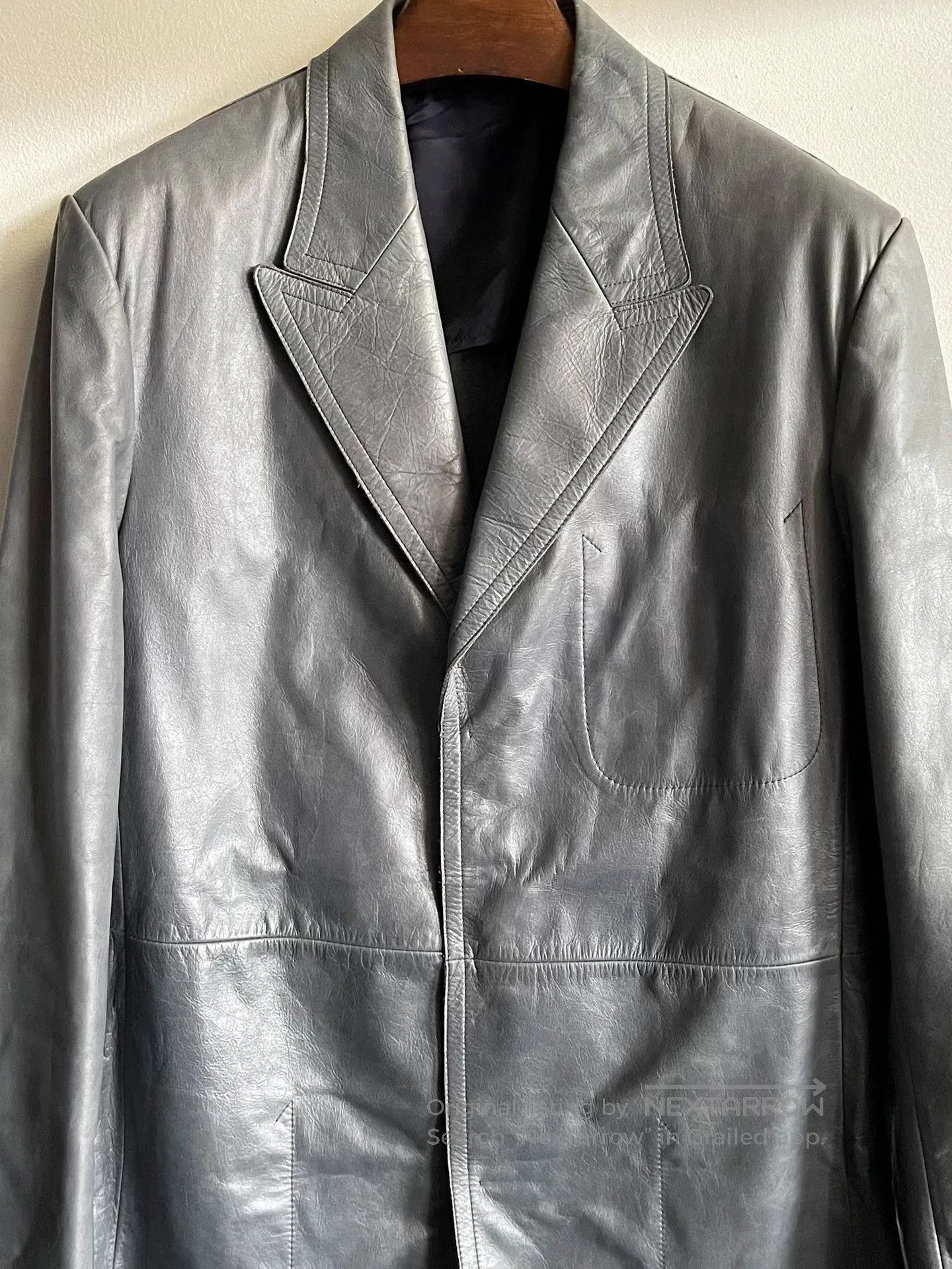 Jean Paul Gaultier Jean Paul Gaultier Leather Blazer. Size US M / EU 48-50 / 2 - 6 Thumbnail