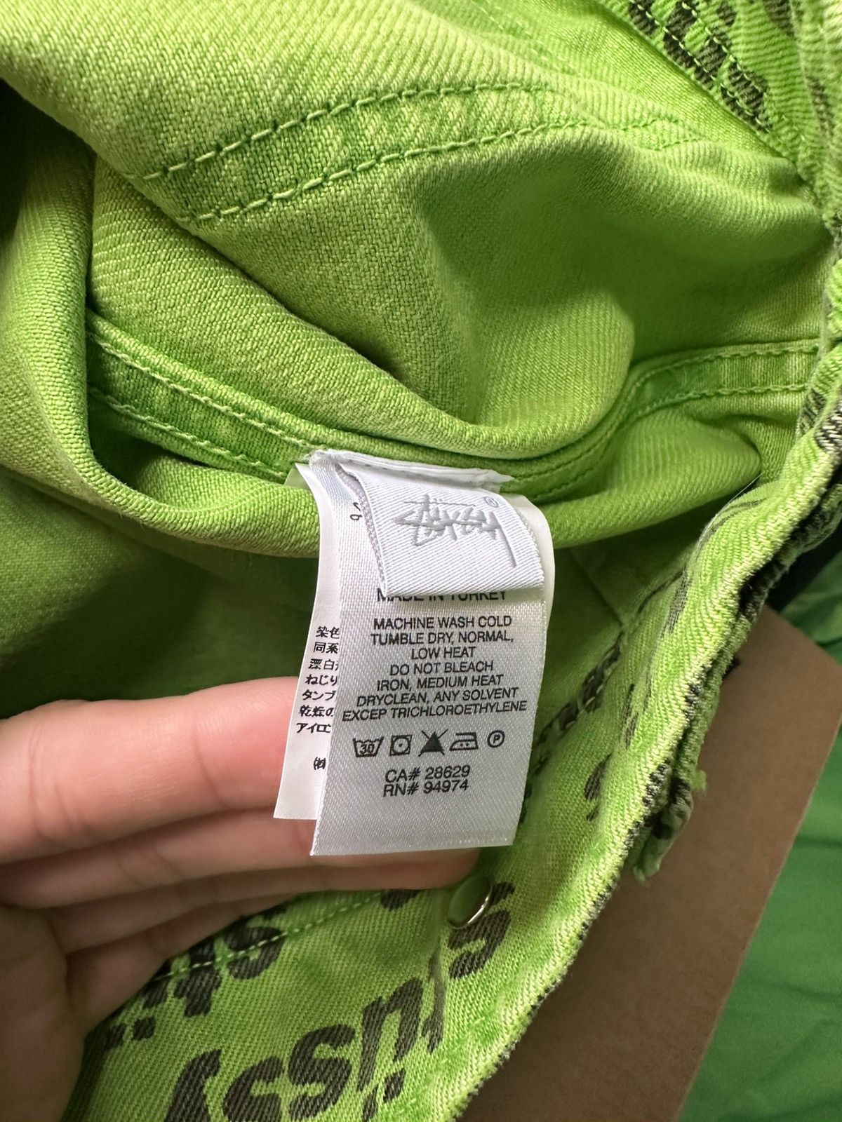Cactus Plant Flea Market Stussy x cpfm work jacket green Size US S / EU 44-46 / 1 - 7 Thumbnail