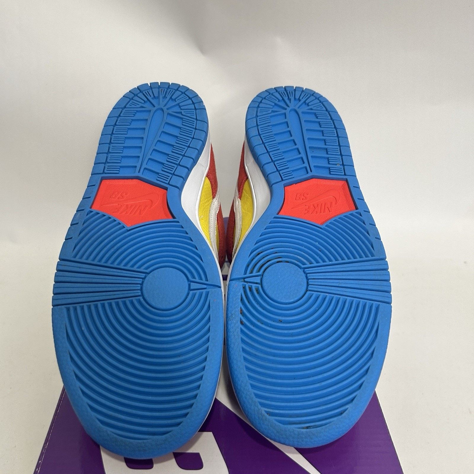 Nike Nike SB Dunk Low “Bart Simpson/Habanero Red White-Blue” Size US 8.5 / EU 41-42 - 7 Thumbnail