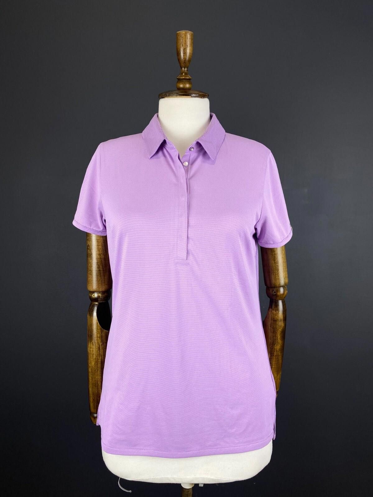 KJUS KJUS Susie Polo Purple Short Sleeve Polo Shirt Size 40 / L Size M / US 6-8 / IT 42-44 - 1 Thumbnail
