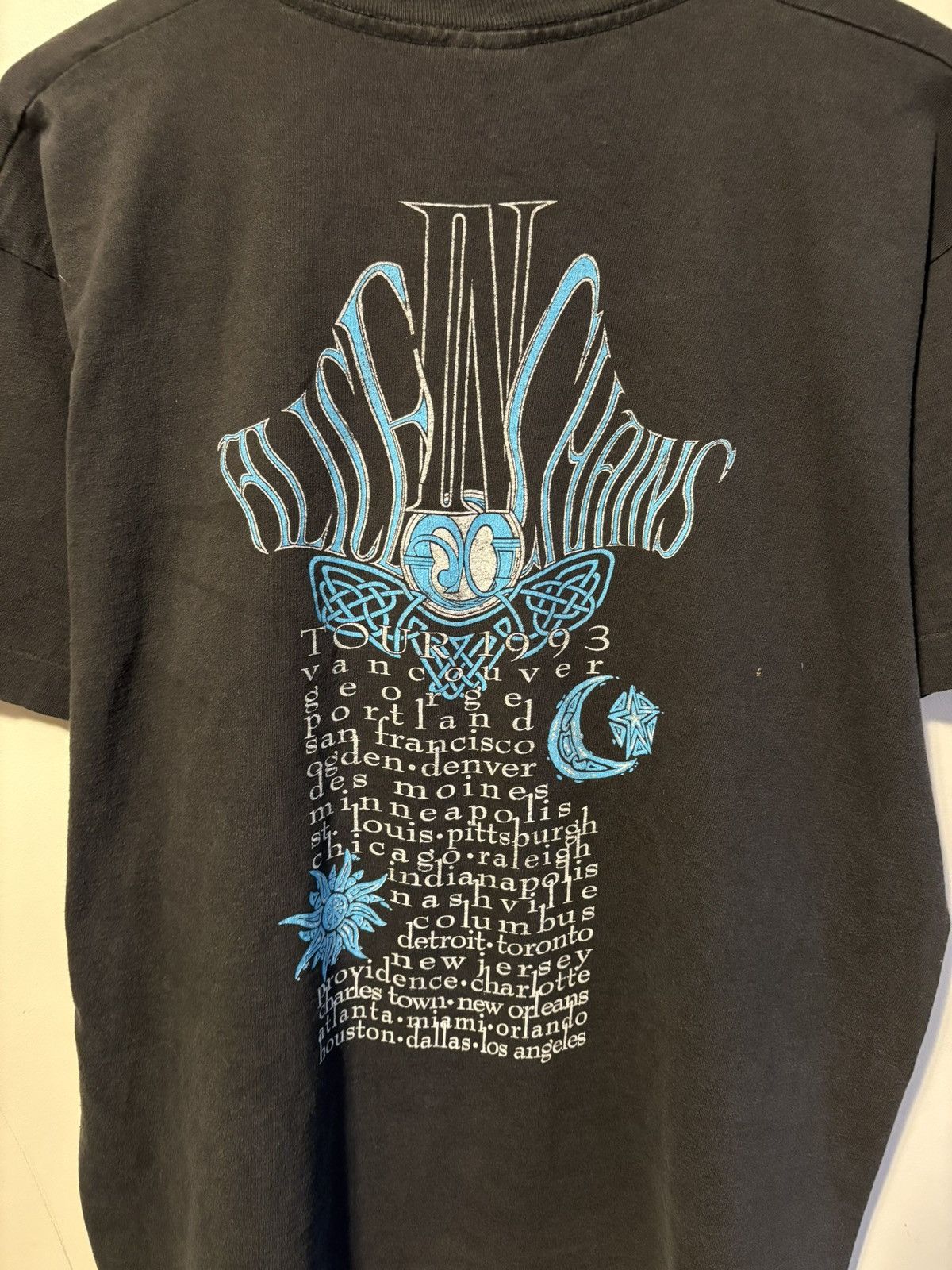 Fruit Of The Loom Vintage 90s Alice in chains tour tee Size US L / EU 52-54 / 3 - 5 Thumbnail