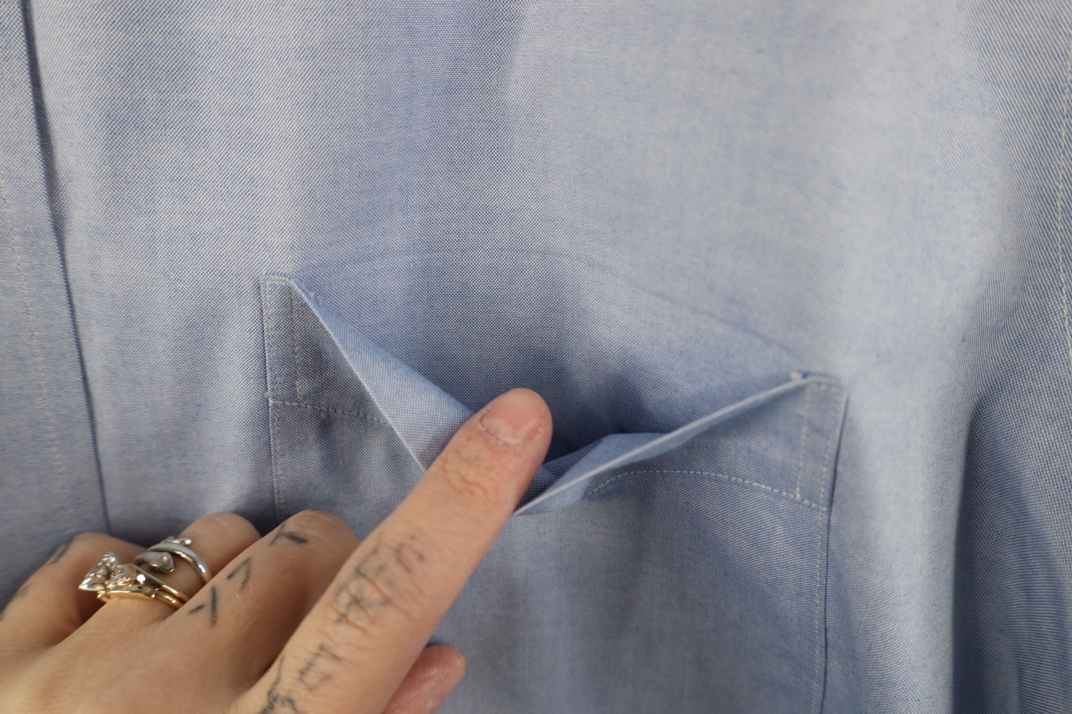 Brooks Brothers Vintage 90s Brooks Brothers Button Down Shirt OCBD Blue Size US M / EU 48-50 / 2 - 5 Thumbnail
