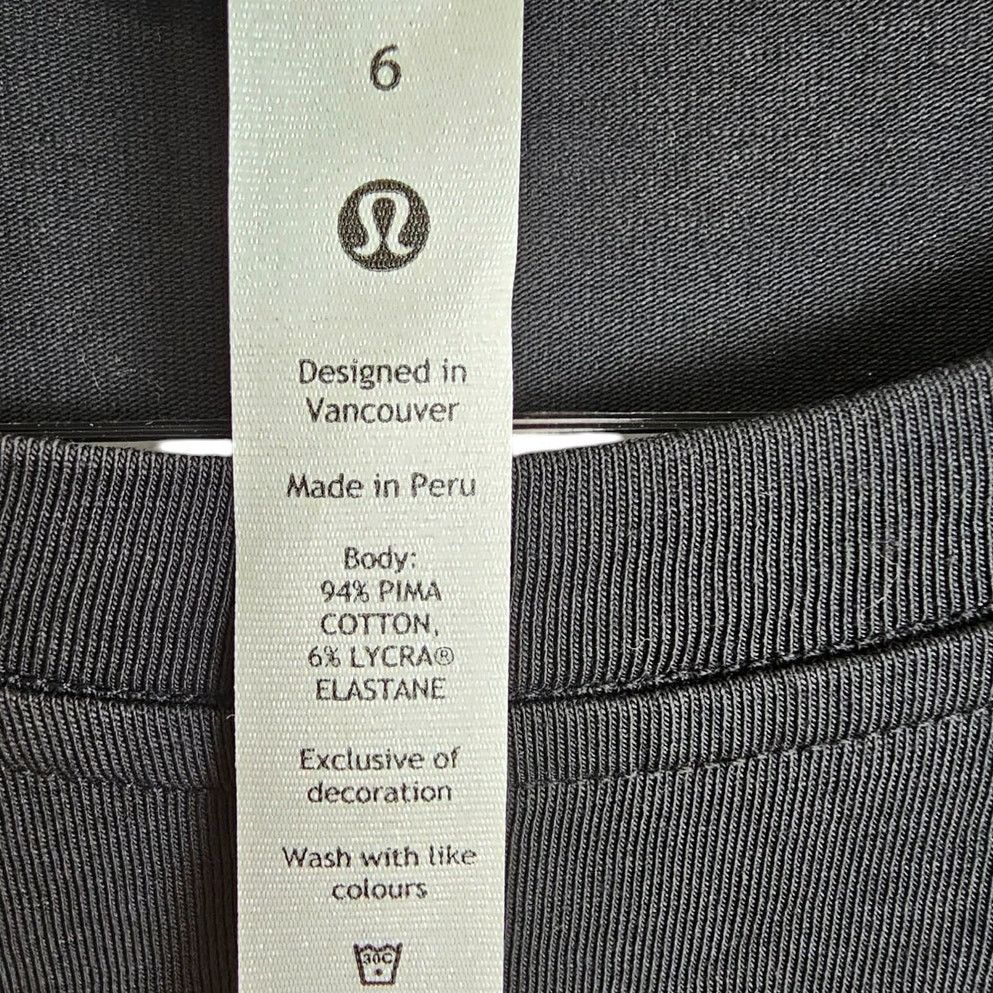 Lululemon Lululemon Dress In A Twist Sz 6 Black Sporty T-Shirt Dress Size M / US 6-8 / IT 42-44 - 9 Thumbnail