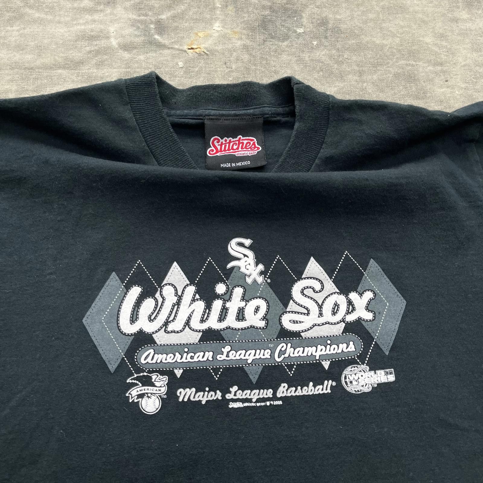 MLB × Vintage Vintage Y2K Chicago White Sox MLB Baseball Shirt Size S / US 4 / IT 40 - 4 Thumbnail
