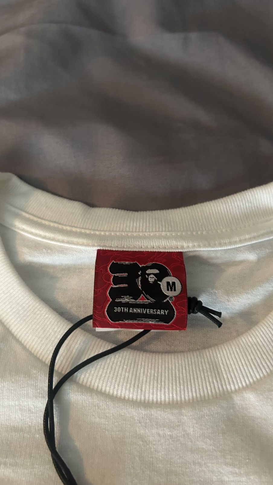 Bape BAPE 30th Anniversary Tee #2 'White/Navy' Size US M / EU 48-50 / 2 - 4 Thumbnail