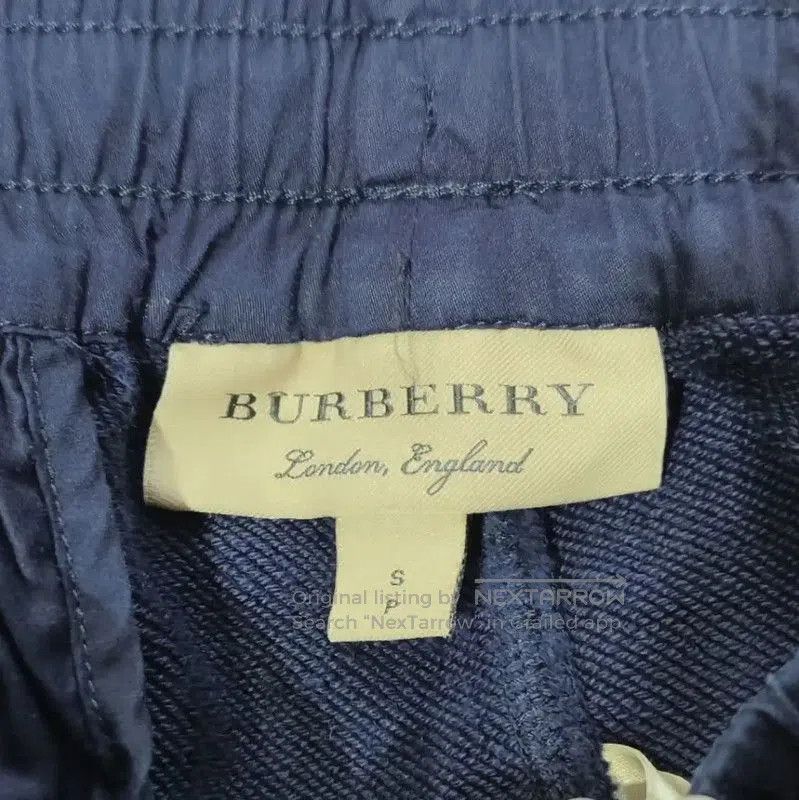 Burberry Burberry Casual Cotton Pants in Navy Blue. Size 23" - 3 Thumbnail