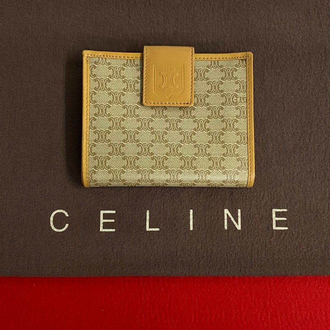Celine Celine Wallet Brown PVC Size ONE SIZE - 1 Thumbnail