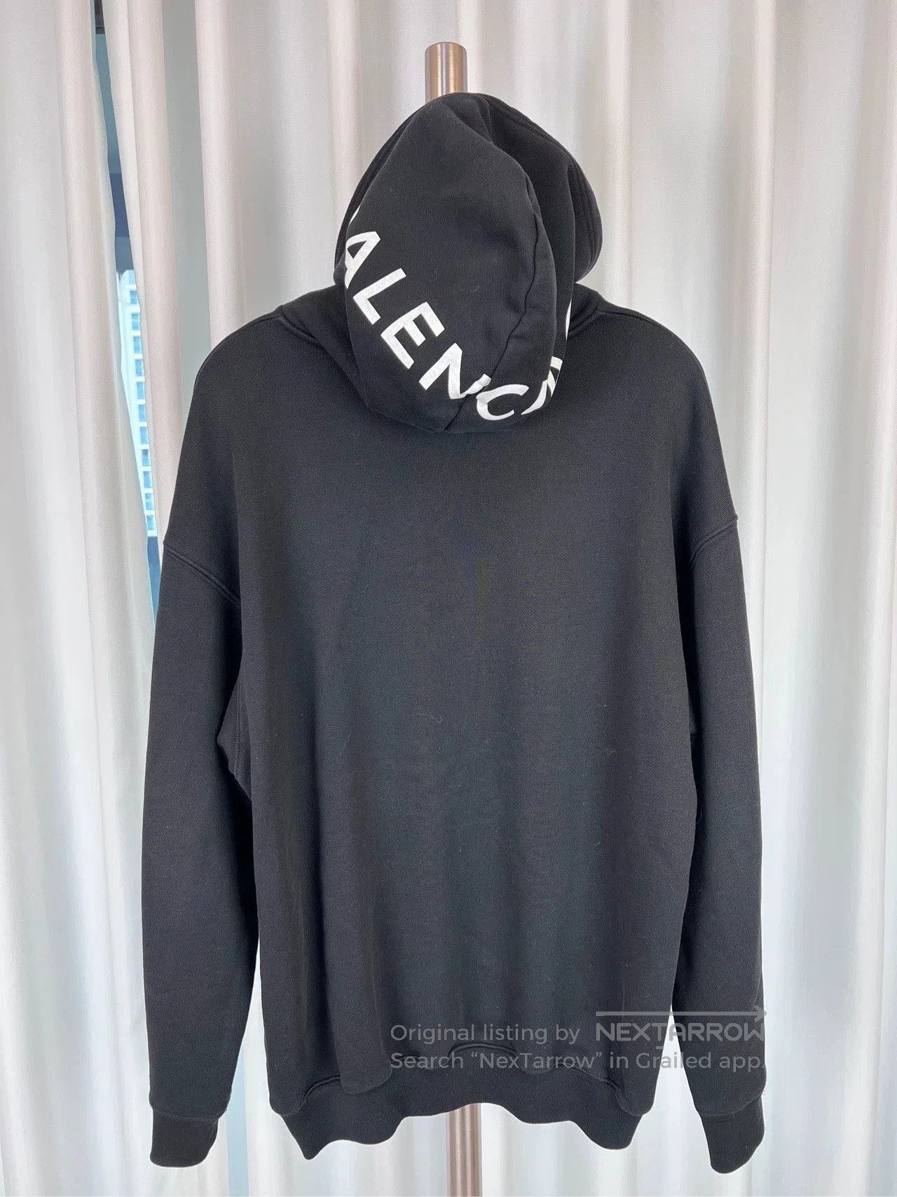 Balenciaga Balenciaga Black Logo Hoodie Sweatshirt. Size US XS / EU 42 / 0 - 3 Thumbnail