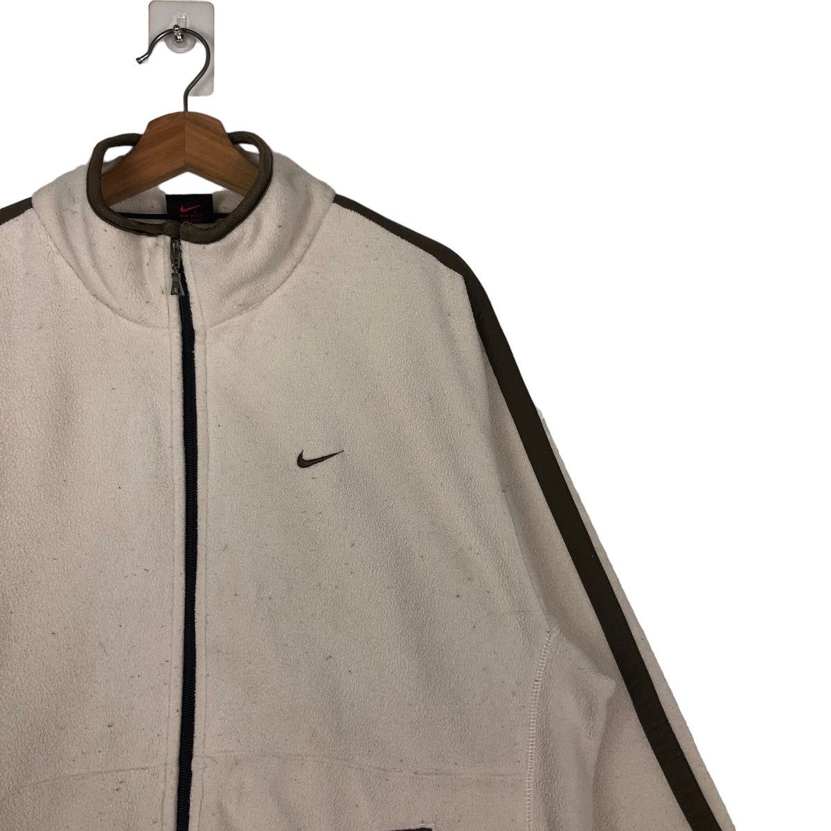 Nike 🔥90’s Vintage Nike Zipper Fleece Jacket Streetwear Size US M / EU 48-50 / 2 - 6 Thumbnail