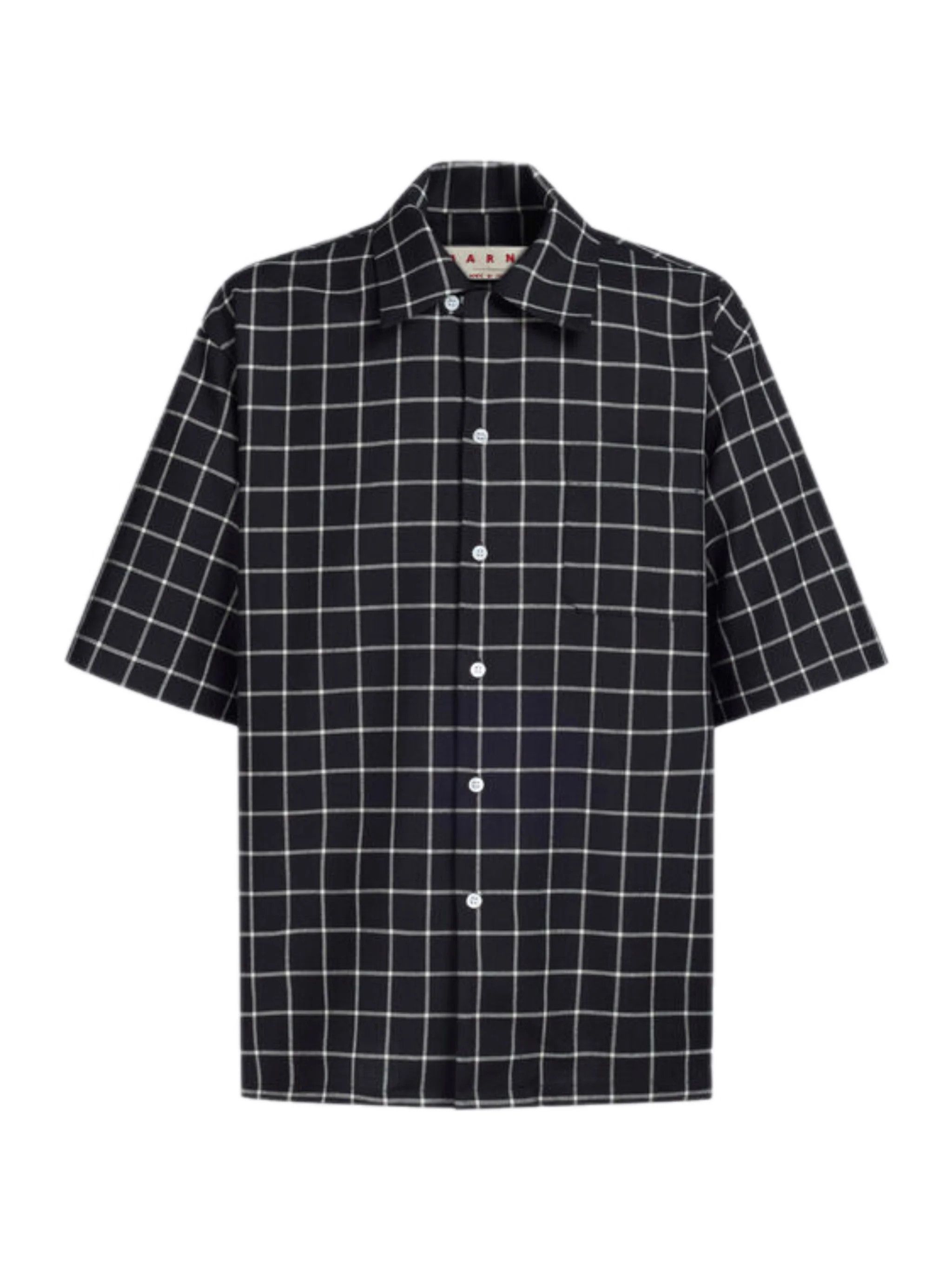 Marni o1w1db10824 Checked Shirt in Black White Size US S / EU 44-46 / 1 - 1 Thumbnail