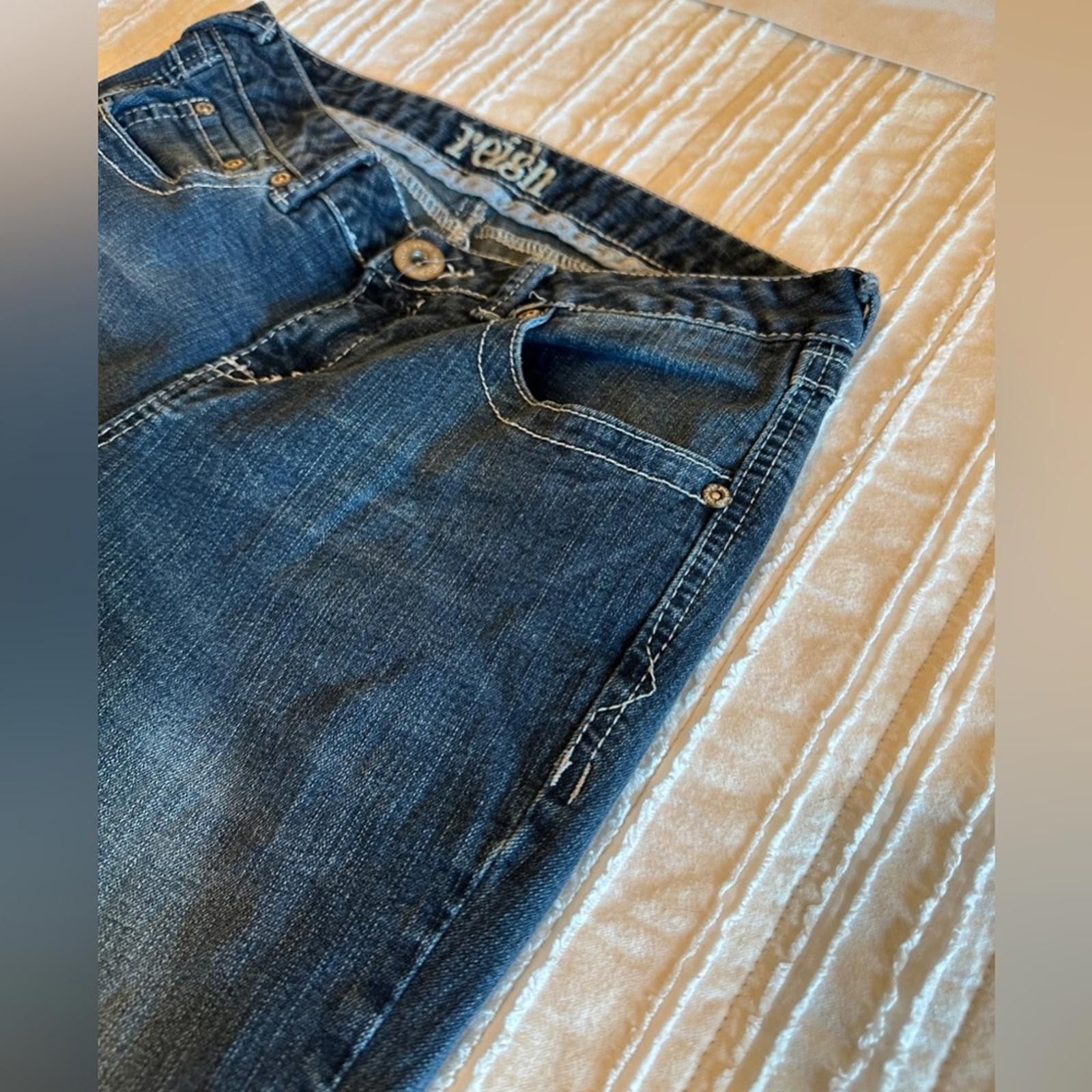 Reigning Champ REIGN SIZE 5 Low rise boot cut Jeans Denim Size 30" / US 8 / IT 44 - 4 Thumbnail