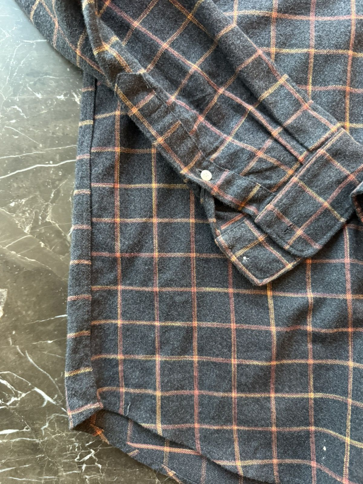 Steven Alan Steven Alan Flannel Button-Down Shirt — Size M | Charcoal Size US M / EU 48-50 / 2 - 7 Thumbnail