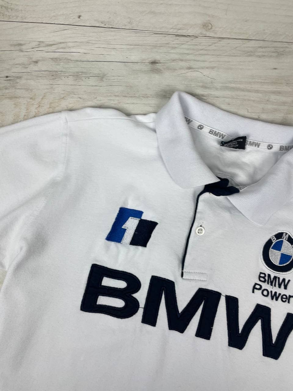 BMW Vintage BMW Polo Shirt 90s Racing Big Logo Size US S / EU 44-46 / 1 - 6 Thumbnail
