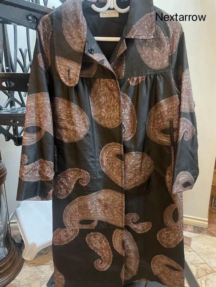 Dries Van Noten Dries van noten flower silk trench coat 2412-Nextarrow Size US S / EU 44-46 / 1 - 3 Thumbnail