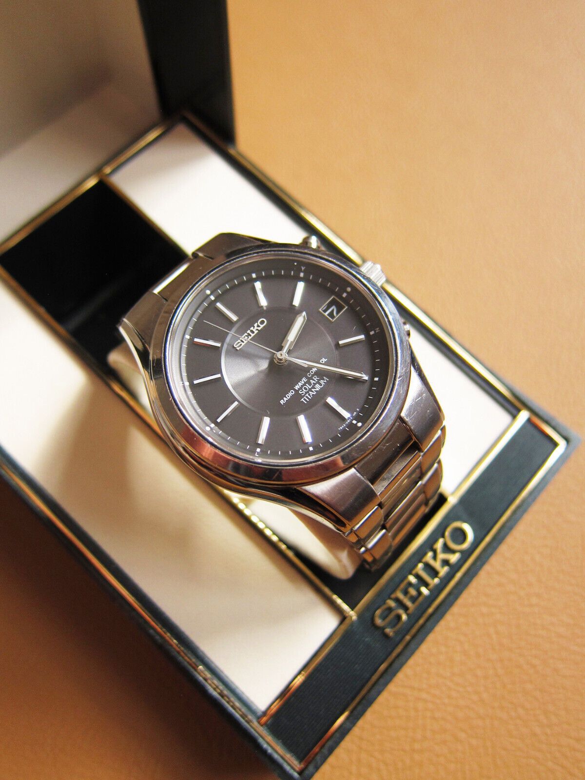 Seiko SEIKO 7B42-0AN0 Solar RadioWave Control Titanium Men's Watch Size ONE SIZE - 2 Thumbnail
