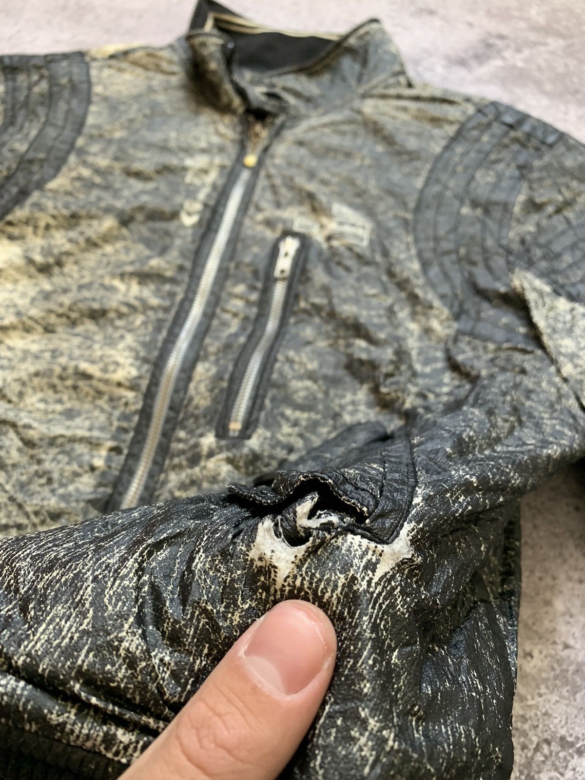 Diesel × Diesel Black Gold × Vintage Diesel Project 78 Garment Bomber jacket military Size US L / EU 52-54 / 3 - 8 Thumbnail