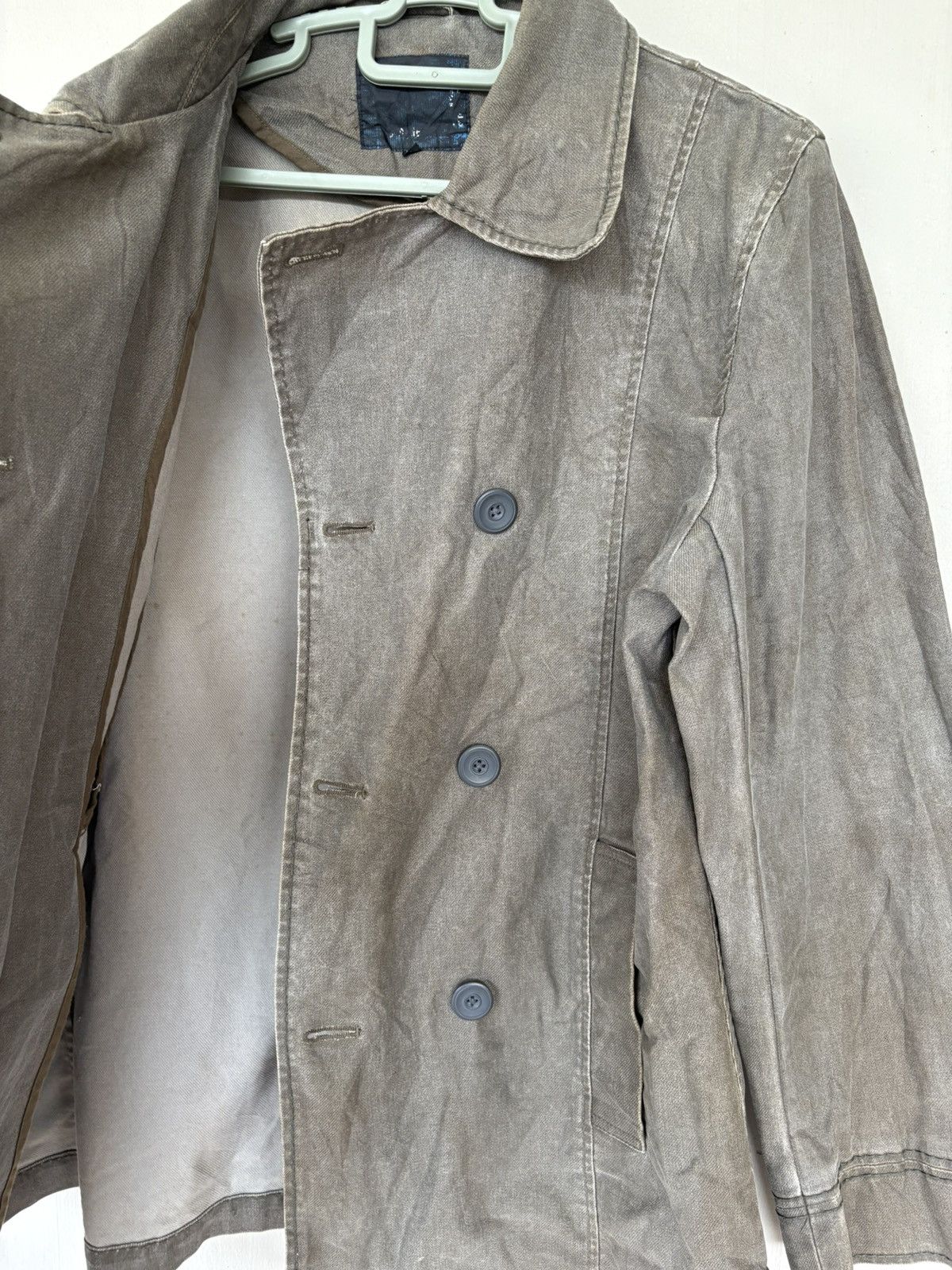 Japanese Brand Japanese Spec Outfitter Double Breasted Coat Denim Jacket Size US M / EU 48-50 / 2 - 9 Thumbnail