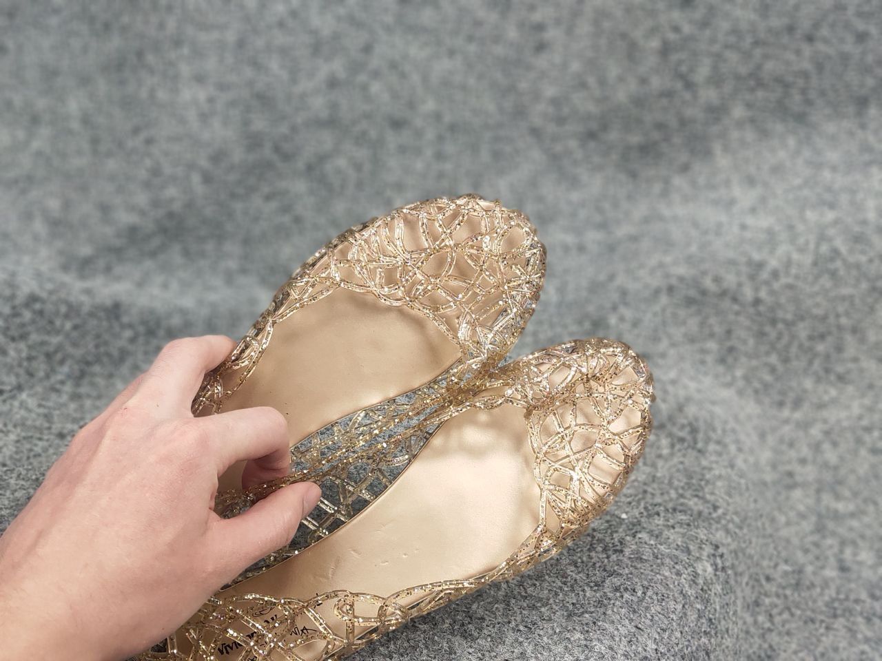Vivienne Westwood Vivienne Westwood Anglomania Melissa gold Ballet Flats Shoes Size US 10 / IT 40 - 10 Thumbnail