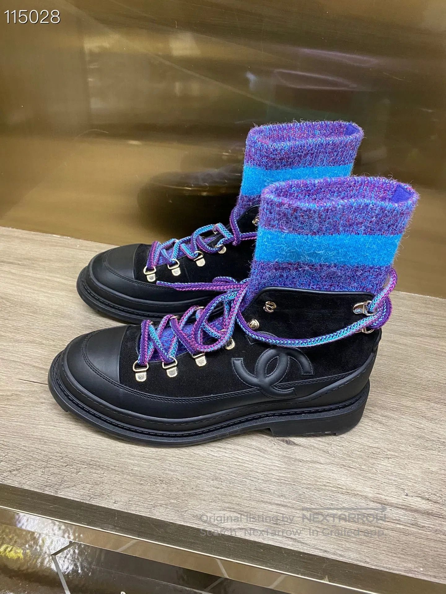 Chanel Chanel Autumn Winter Colorblock Boots. Size US 7 / IT 37 - 2 Thumbnail