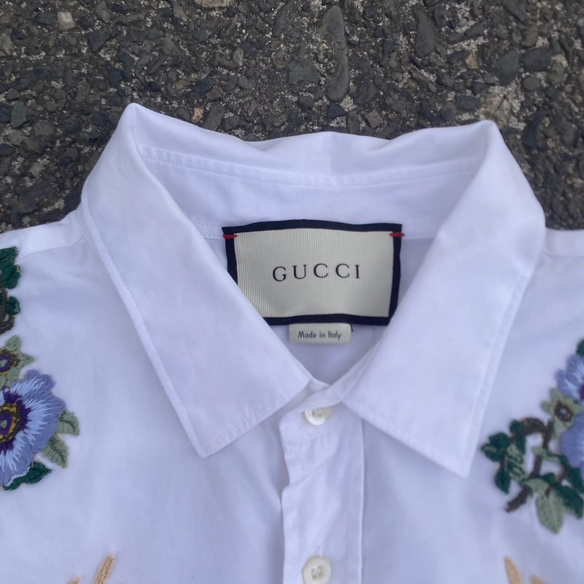 Gucci Gucci Embroiered Dragon Longsleeve Size US M / EU 48-50 / 2 - 5 Thumbnail