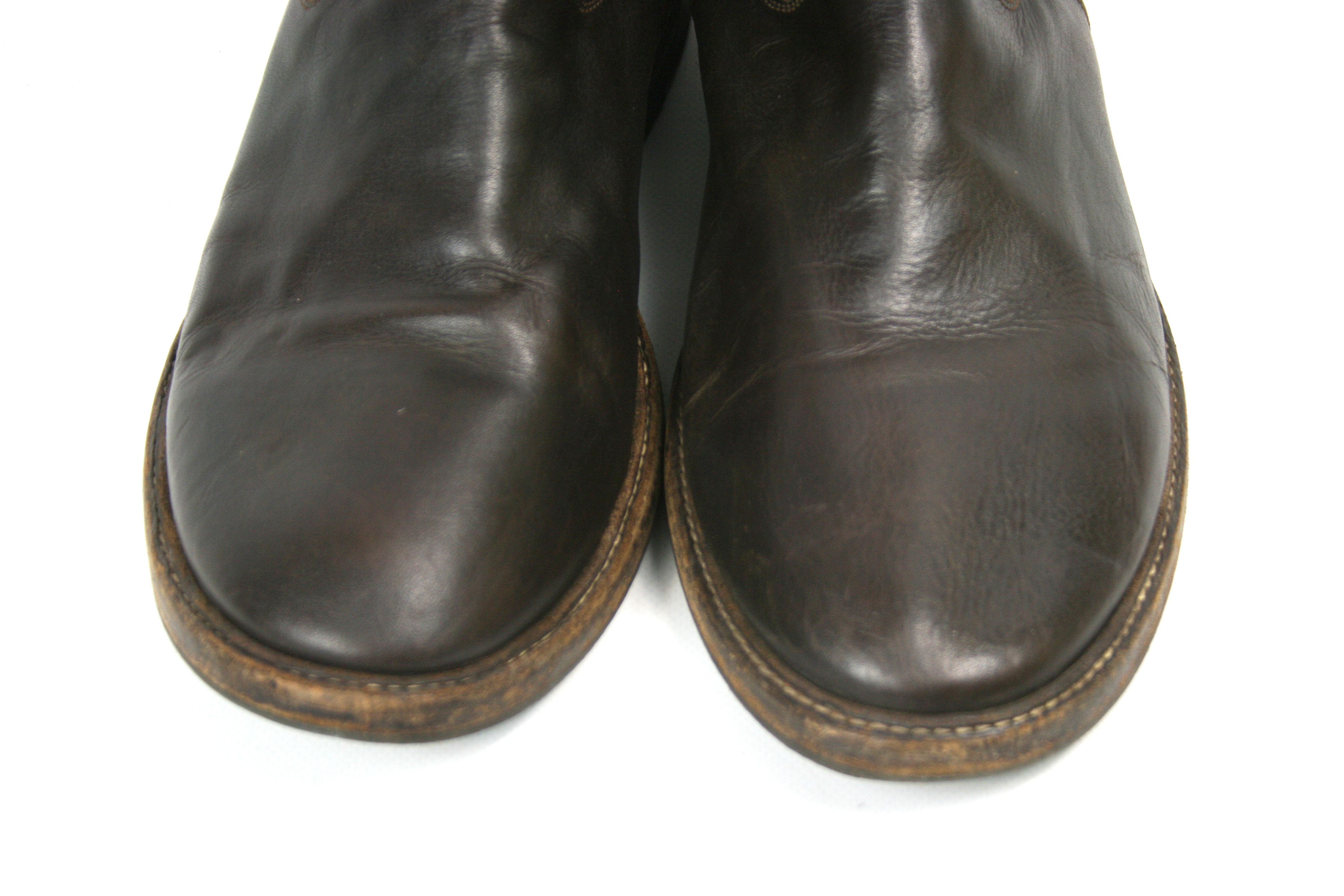 Shoto Avant Garde Engineered Biker Leather Mid Boots Size US 12 / EU 45 - 5 Thumbnail