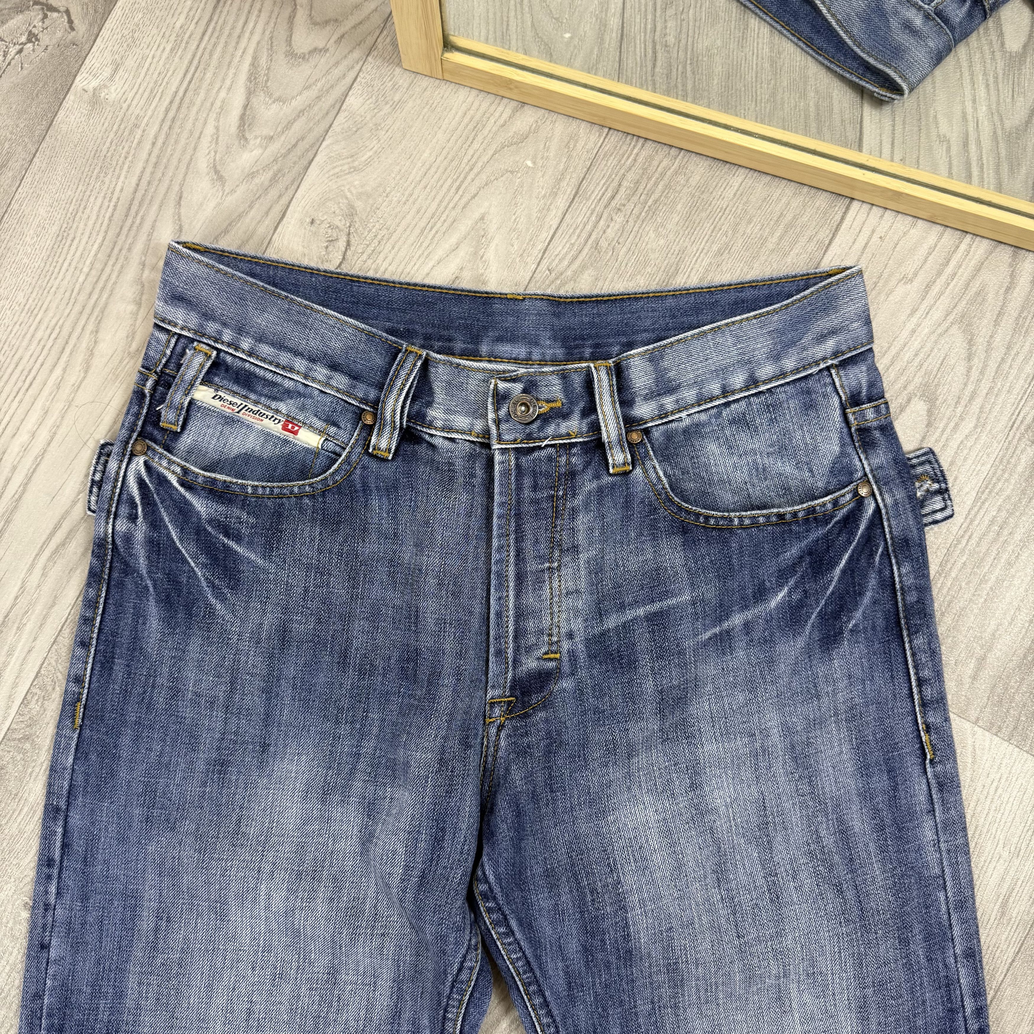 Diesel Vintage Diesel Y2K Rare Blue Denim Straight Jeans 32 Size US 32 / EU 48 - 8 Thumbnail