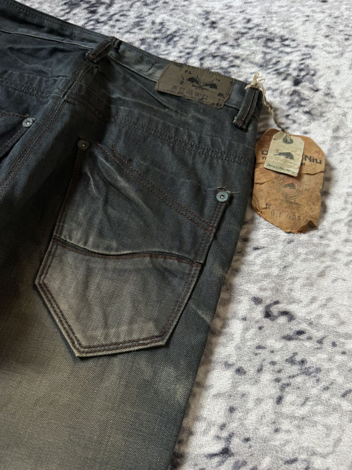 GOSTAR DE FUGA Fuga Style D.L.N Japan Mud Black Wash Studded Jeans Size US 28 / EU 44 - 18 Thumbnail