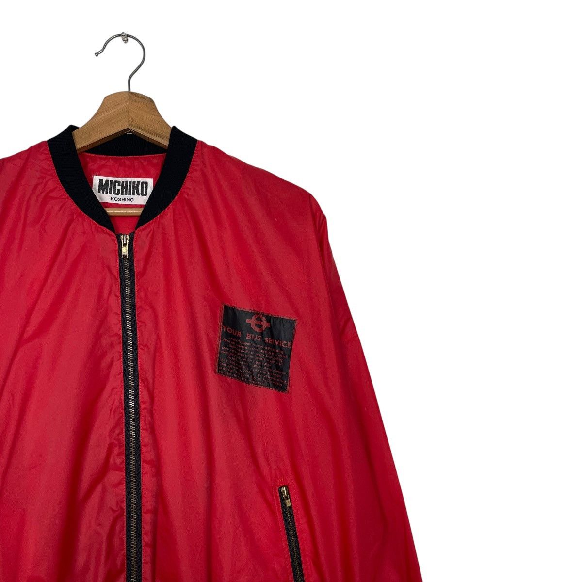 Michiko Koshino London Michiko Koshino London Big Logo Bomber Jacket Size US M / EU 48-50 / 2 - 7 Thumbnail