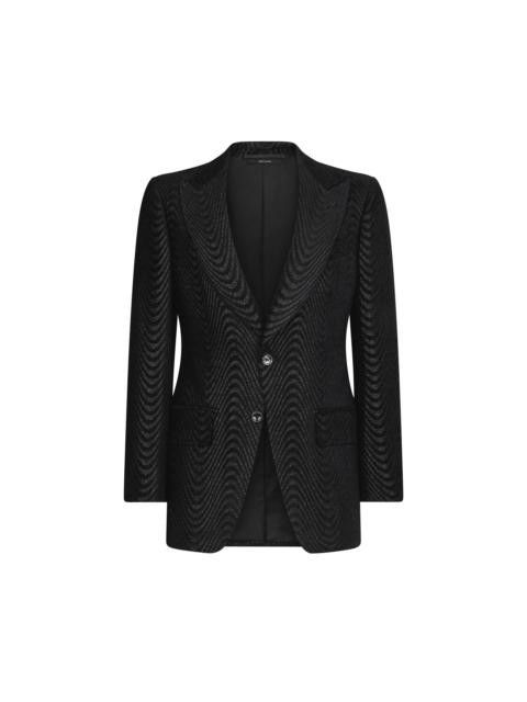 o1w1db10125 JLAP02 Velvet Atticus Jacket in Black