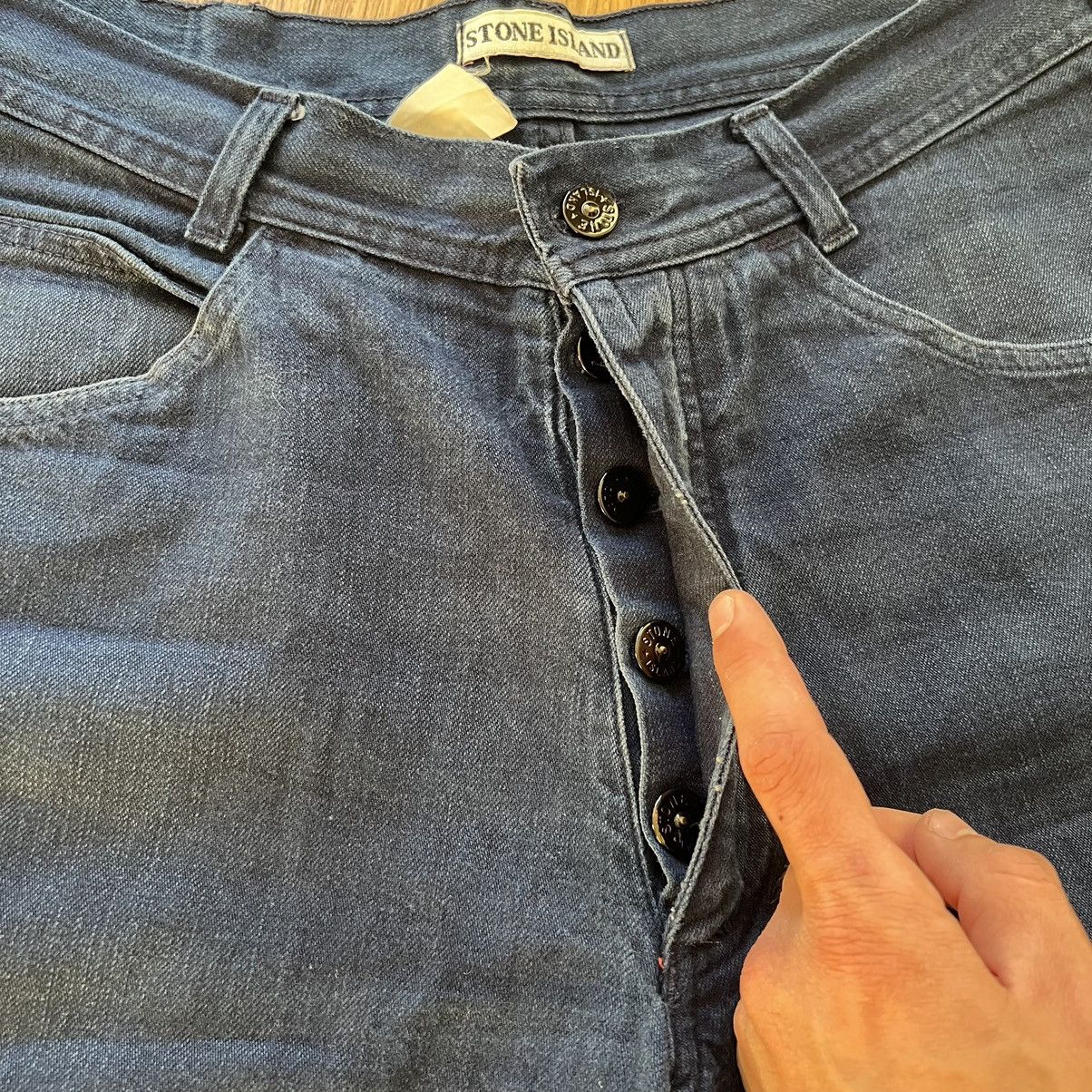 Stone Island Stone island 90s vintage denim x cp company x massimo osti Size US 30 / EU 46 - 6 Thumbnail